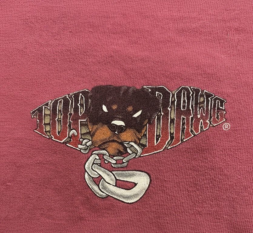 Top Dawg Entertainment 1995 Top Dawg Graphic Hip Hop Baggy Streetwear Burgundy Tee Size US XL / EU 56 / 4 - 5 Thumbnail