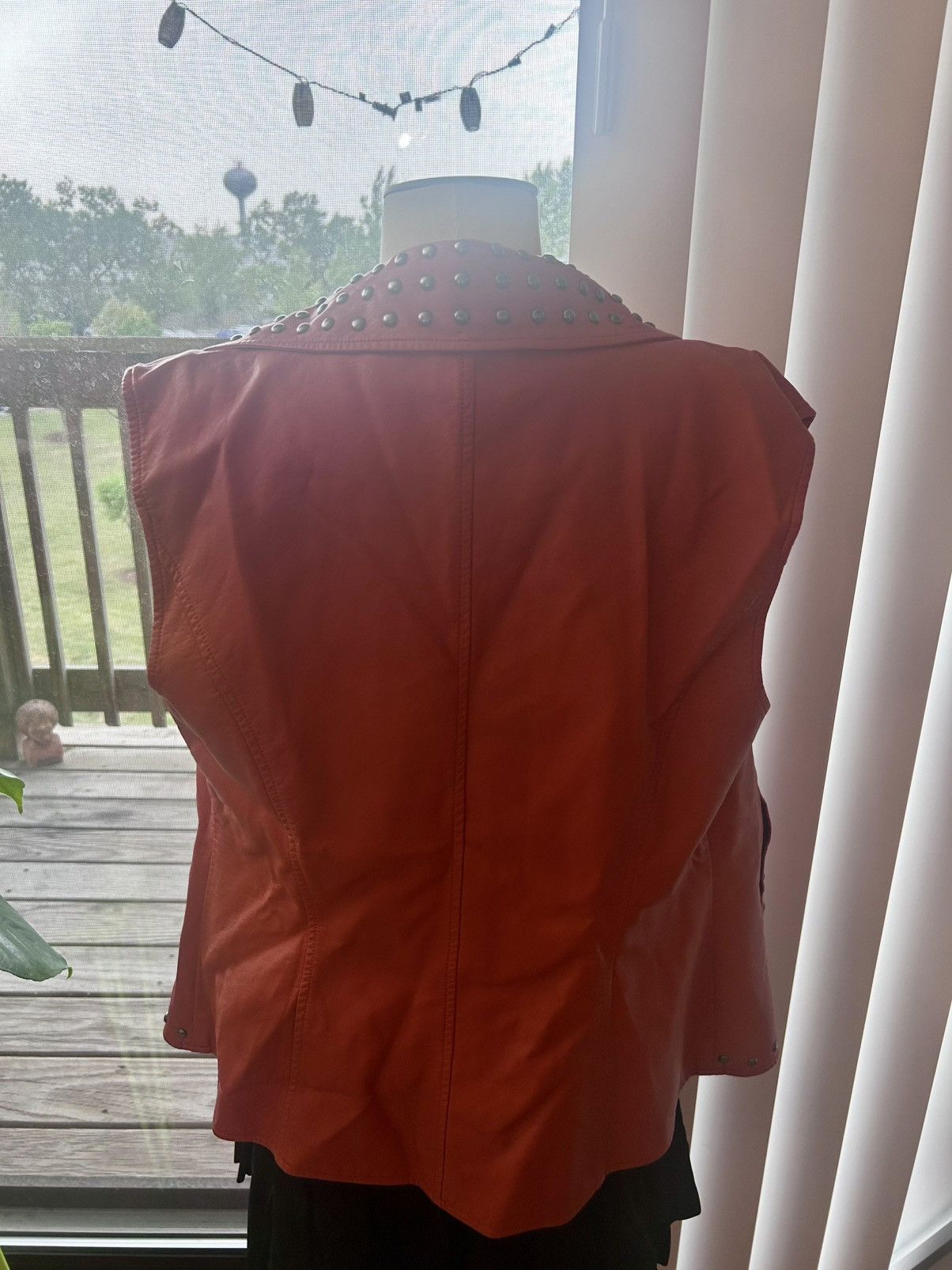 Other Cristina Orange Studded Vest Size L / US 10 / IT 46 - 6 Thumbnail