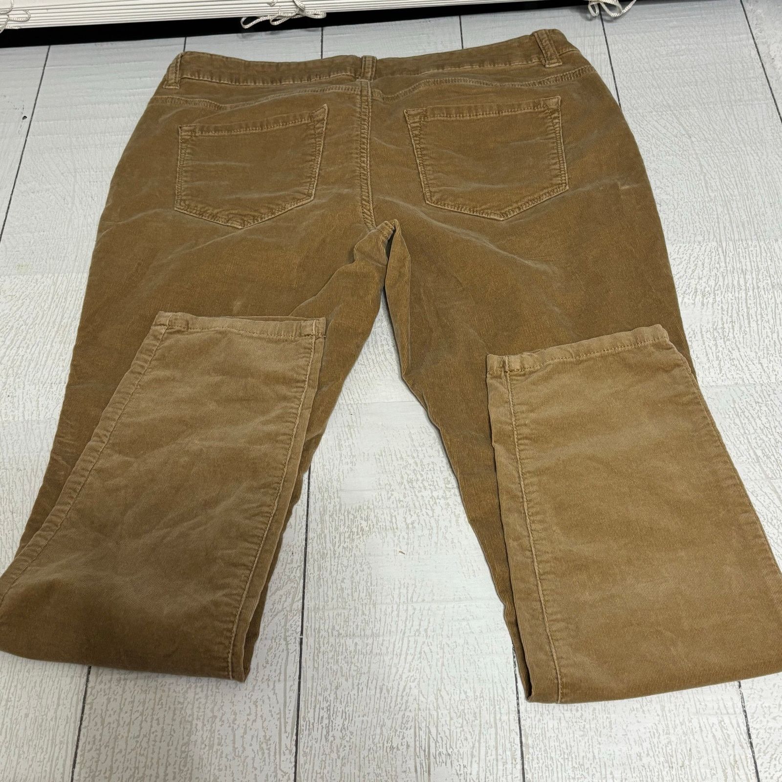 Madison Madison Petite Brown Corduroy Pants Size 6P Size 28" / US 6 / IT 42 - 2 Thumbnail