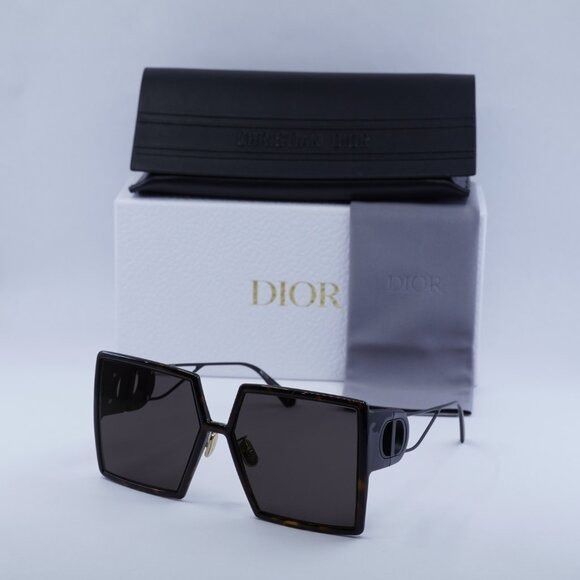 Dior 🕶️ New Dior 30MONTAIGNE SU 20A5 Sunglasses - Dark Havana Size ONE SIZE - 1 Thumbnail