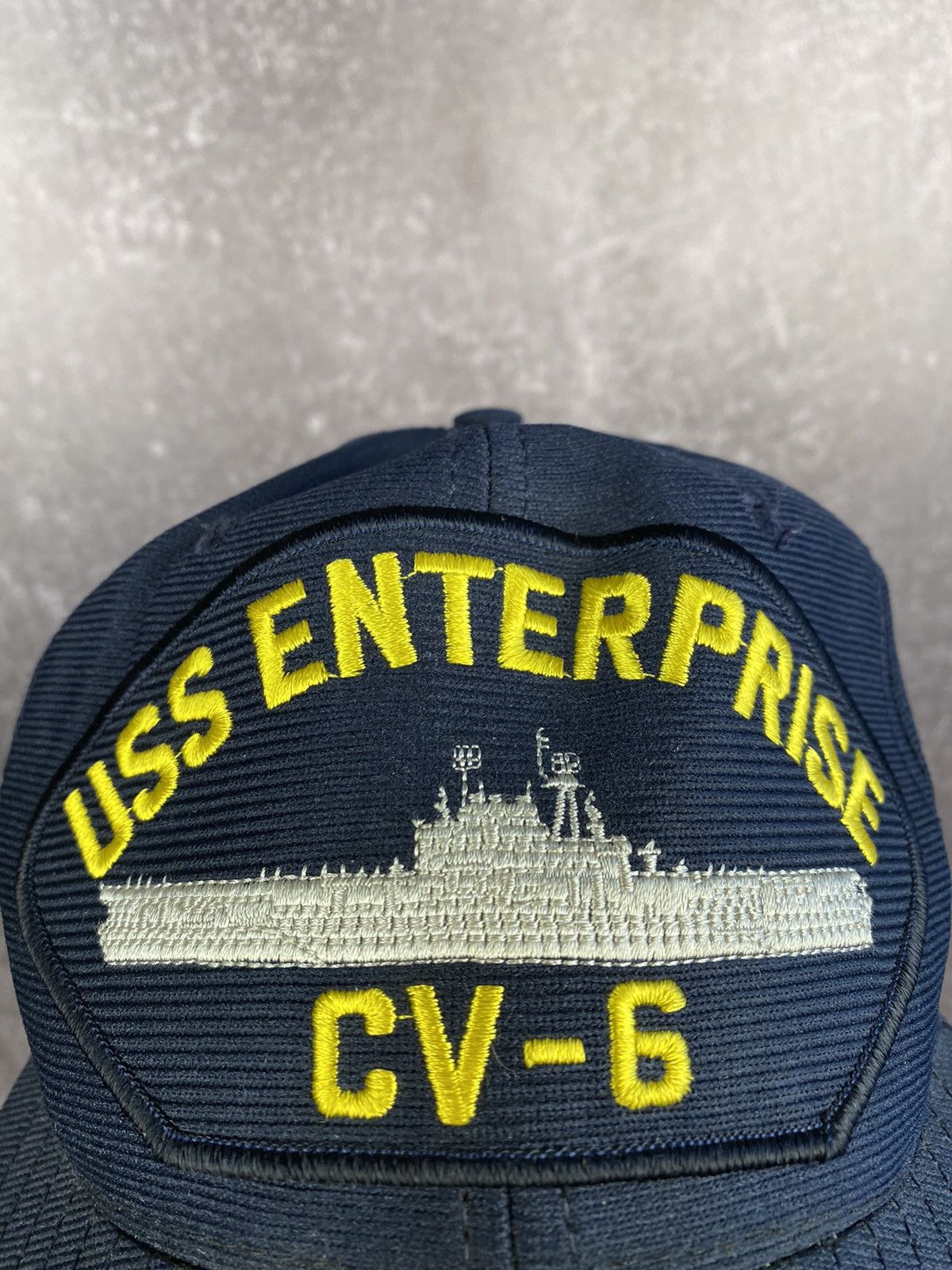 Vintage Vintage Military Hat USS ENTERPRISE CV-6 Size ONE SIZE - 3 Thumbnail