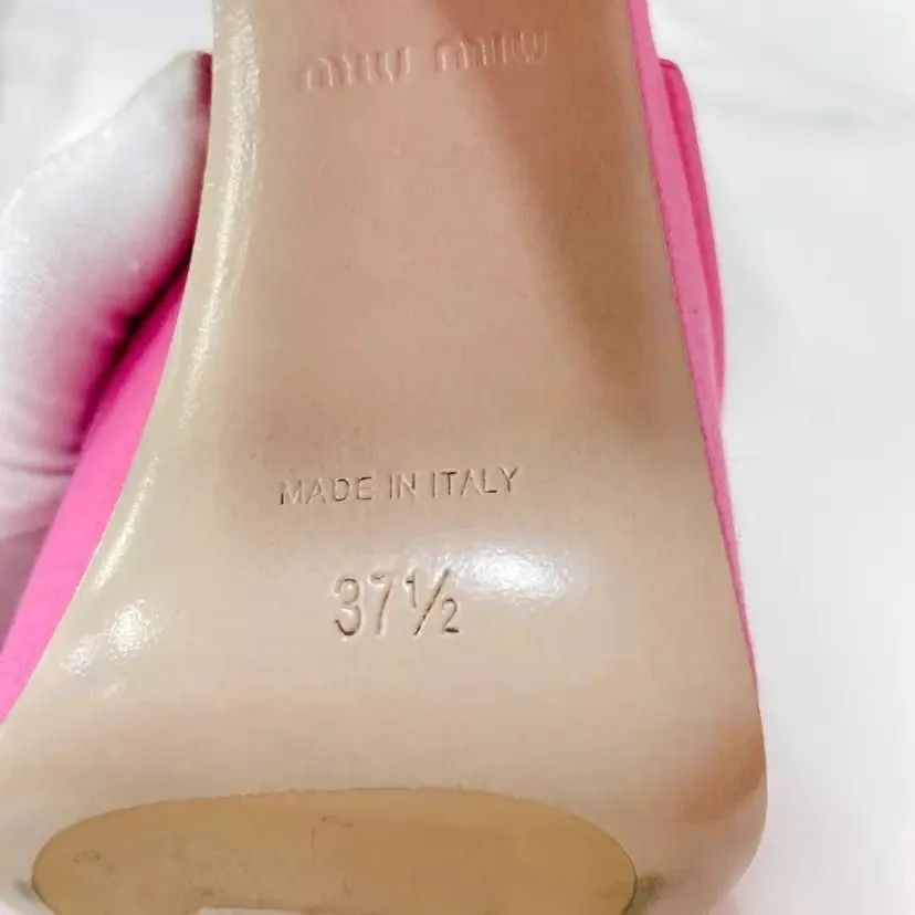 Miu Miu Miu Miu Pink High Heel Sandals EU 37.5 Size US 7 / IT 37 - 6 Thumbnail