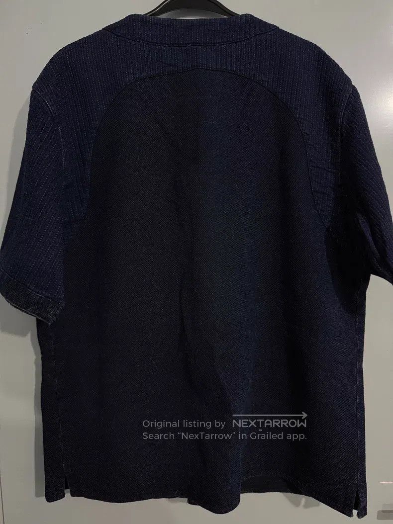 Neighborhood Neighborhood Indigo Sashiko Short Sleeve Cardigan Size US XL / EU 56 / 4 - 2 Thumbnail