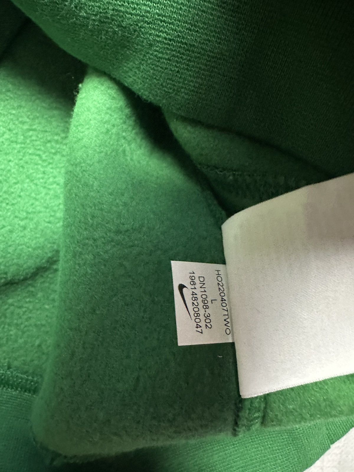 Nike Nigeria Nike soccer hoodie rare green logo size L Size US L / EU 52-54 / 3 - 7 Thumbnail