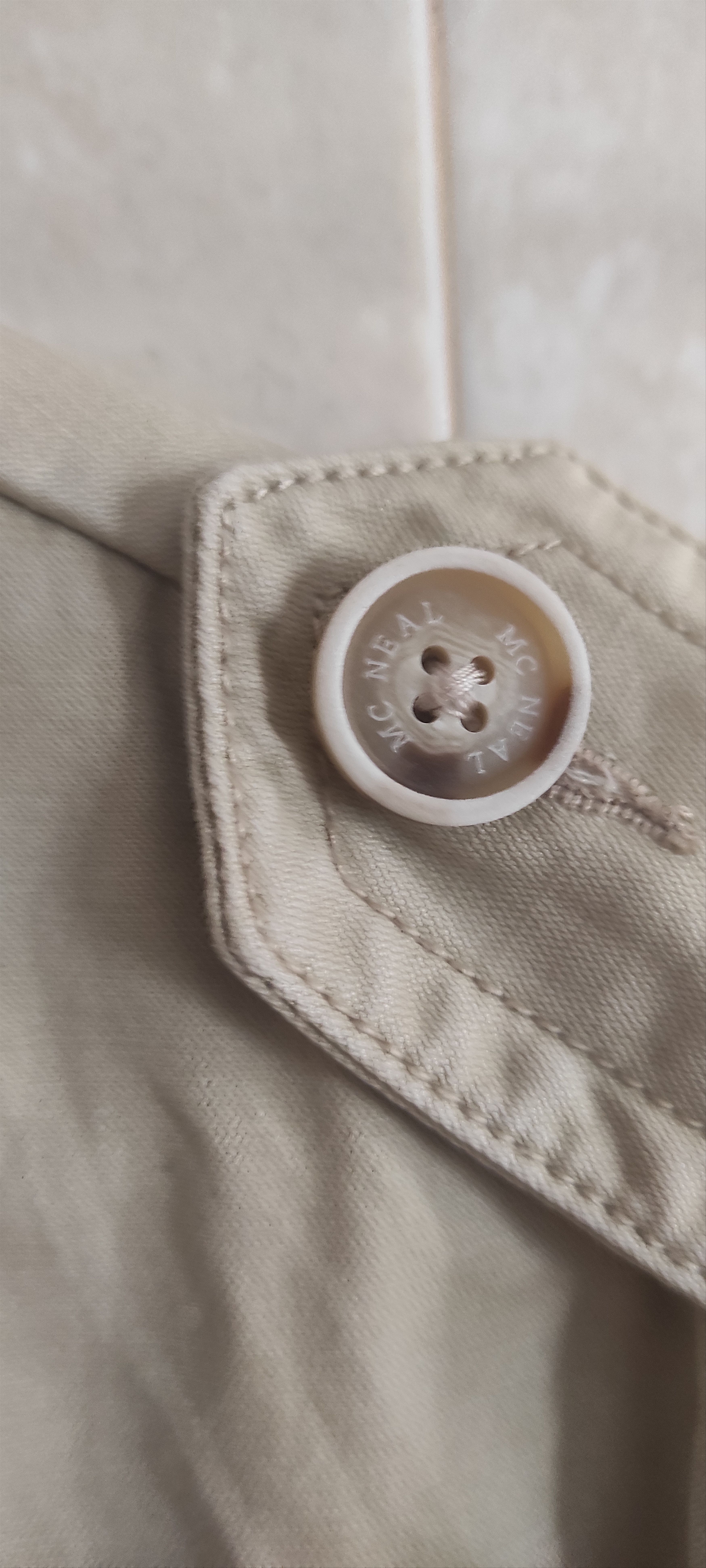 Other McNeal Men Beige Classic Hooded Safari Jacket Zipped Pockets Size US L / EU 52-54 / 3 - 9 Thumbnail