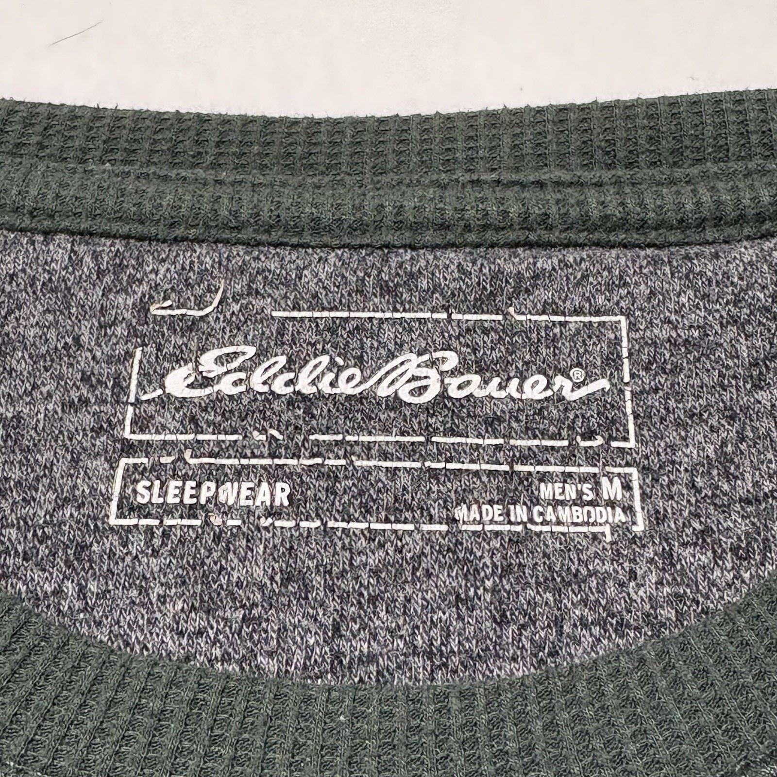 Eddie Bauer Eddie Bauer Sleepwear Medium Slim Fit Waffle Knit T Shirt Size US M / EU 48-50 / 2 - 3 Thumbnail
