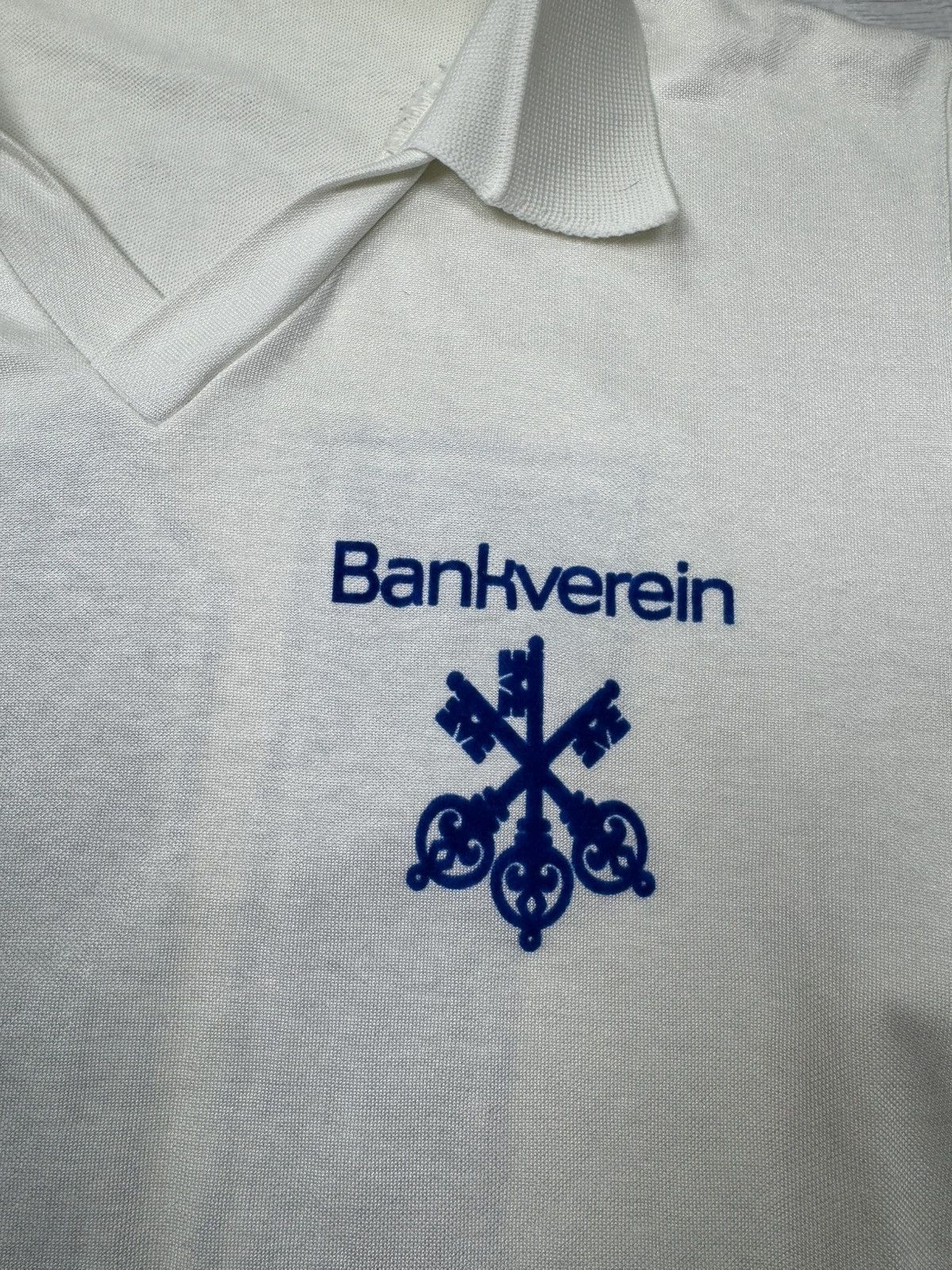 Erima × Vintage 70s Vintage Erima Bankvereinwest West Germany JERSEY Size US L / EU 52-54 / 3 - 5 Thumbnail