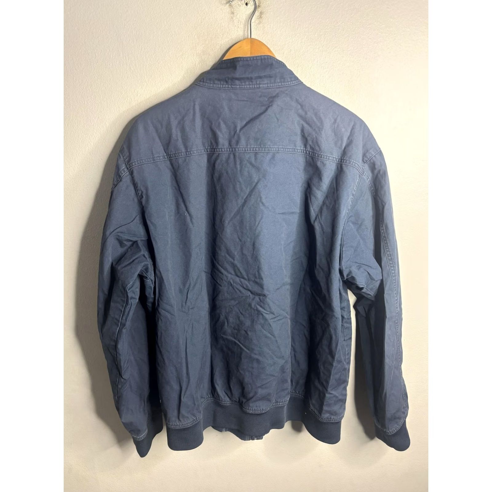 Vineyard Vines Vineyard Vines Jacket Mens XL Blue Cotton Bomber Full Zip Plaid Lined Casual Size US XL / EU 56 / 4 - 4 Thumbnail