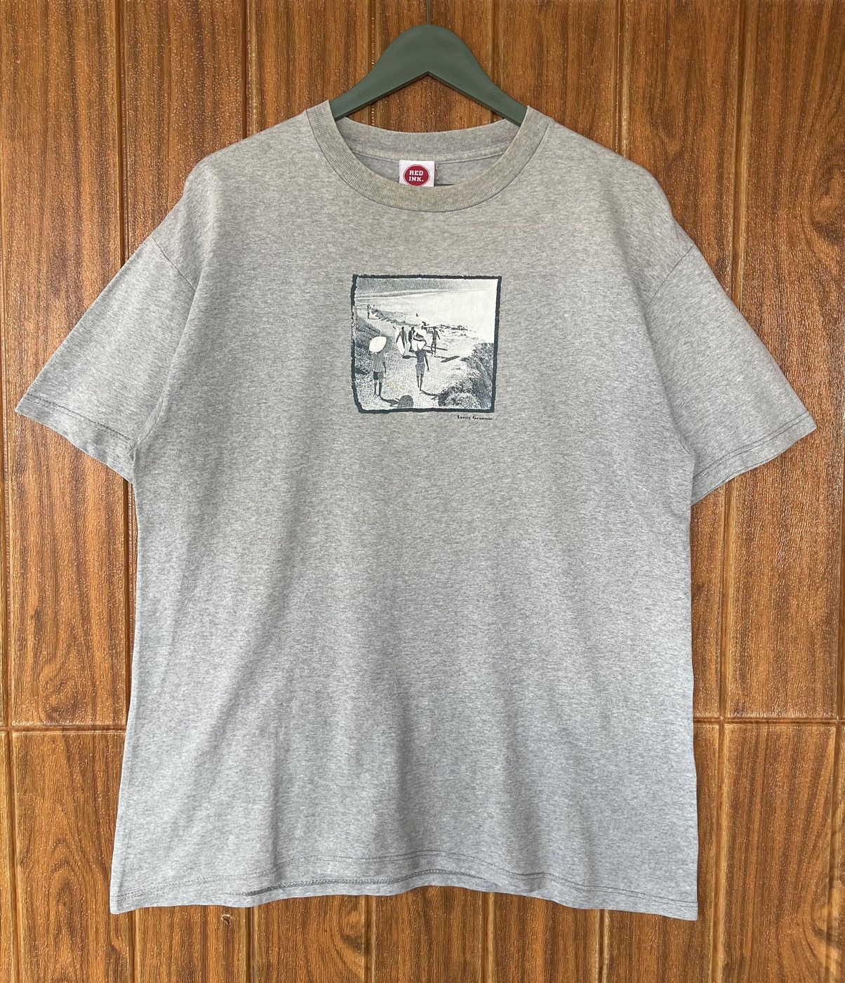 Surface To Air Vintage’90s🔥LEROY GRANNIS🔥Surf Graphic Photo Tshirt Size US L / EU 52-54 / 3 - 2 Thumbnail