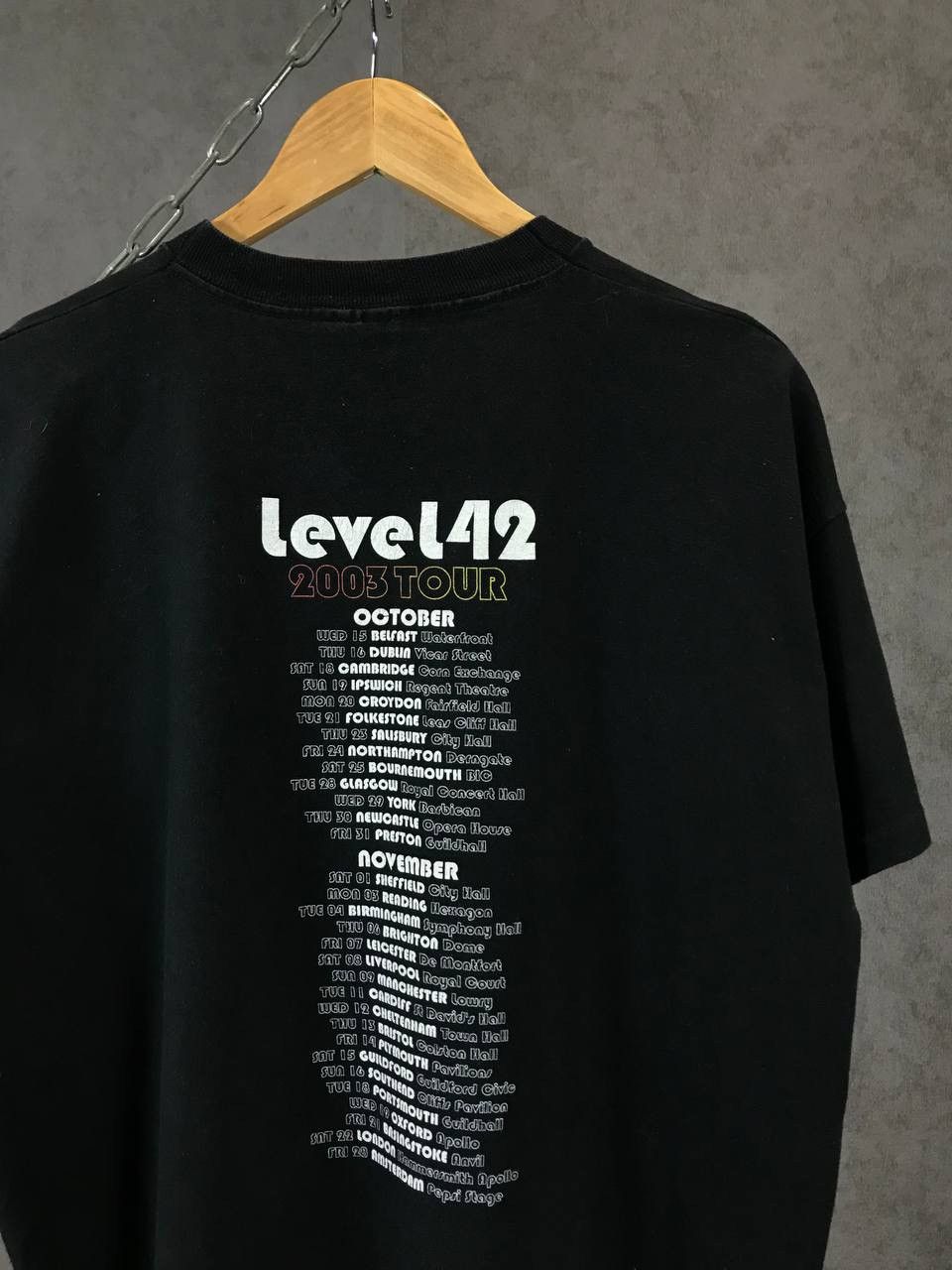 Band Tees × Vintage Level 42 2003 vintage rock band tour tee Size US XL / EU 56 / 4 - 6 Thumbnail