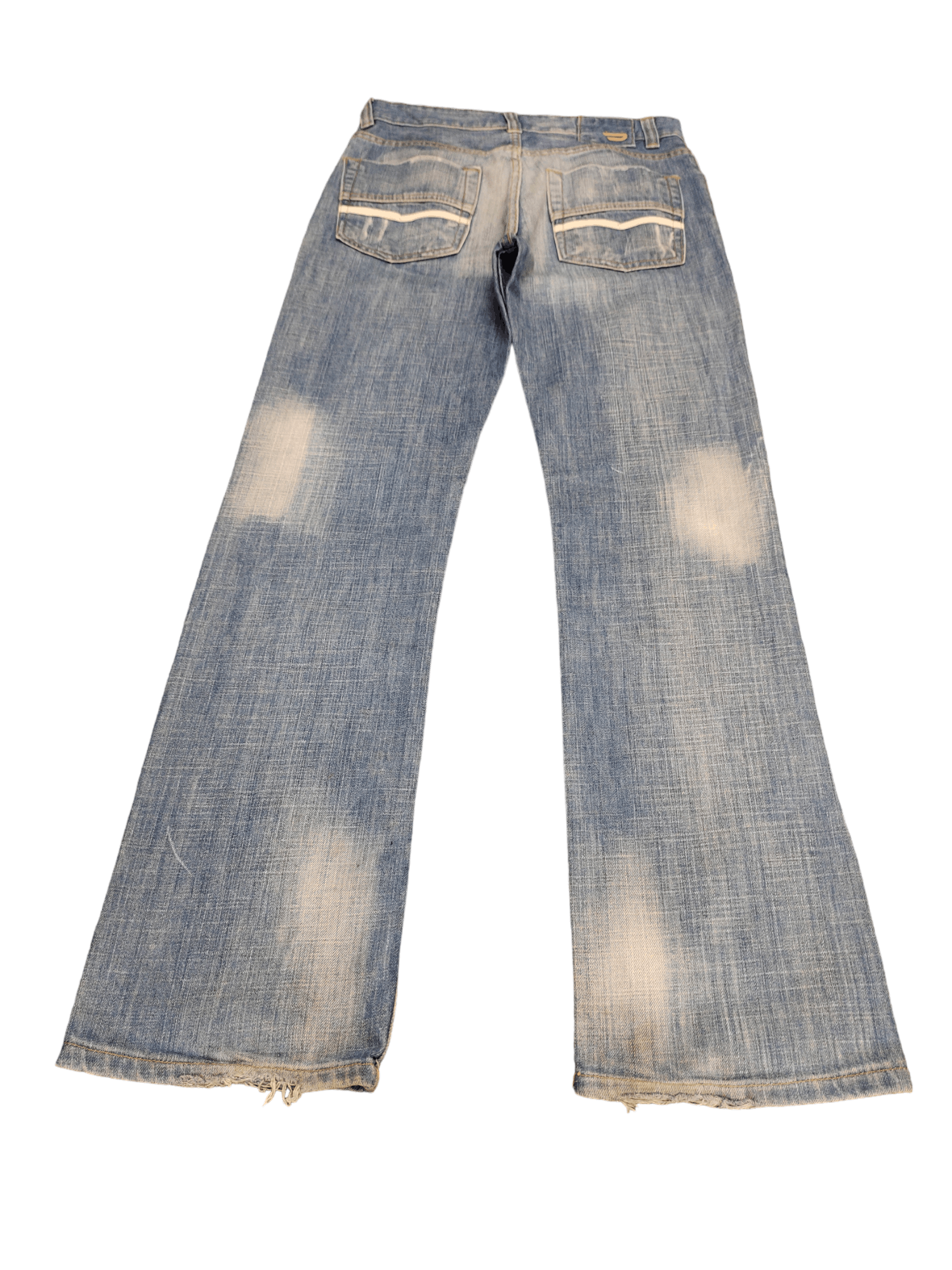 Diesel Flare Jeans Diesel Clawmark Distress Faded Boot Cut Y2k Size US 31 - 2 Thumbnail