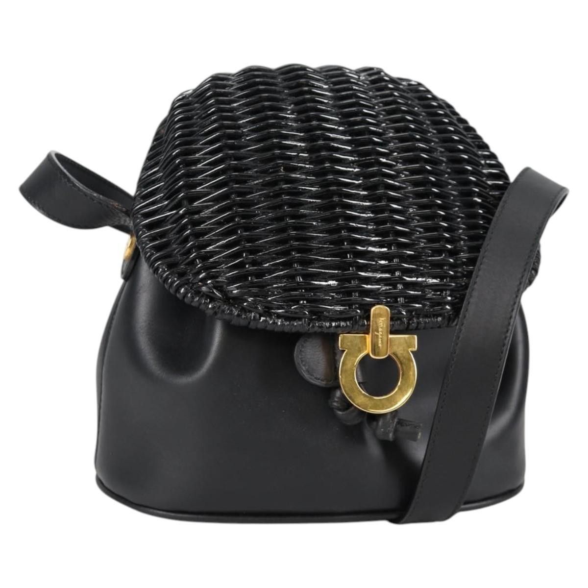 Salvatore Ferragamo Salvatore Ferragamo Gancini Shoulder Bag Leather Size ONE SIZE - 1 Thumbnail