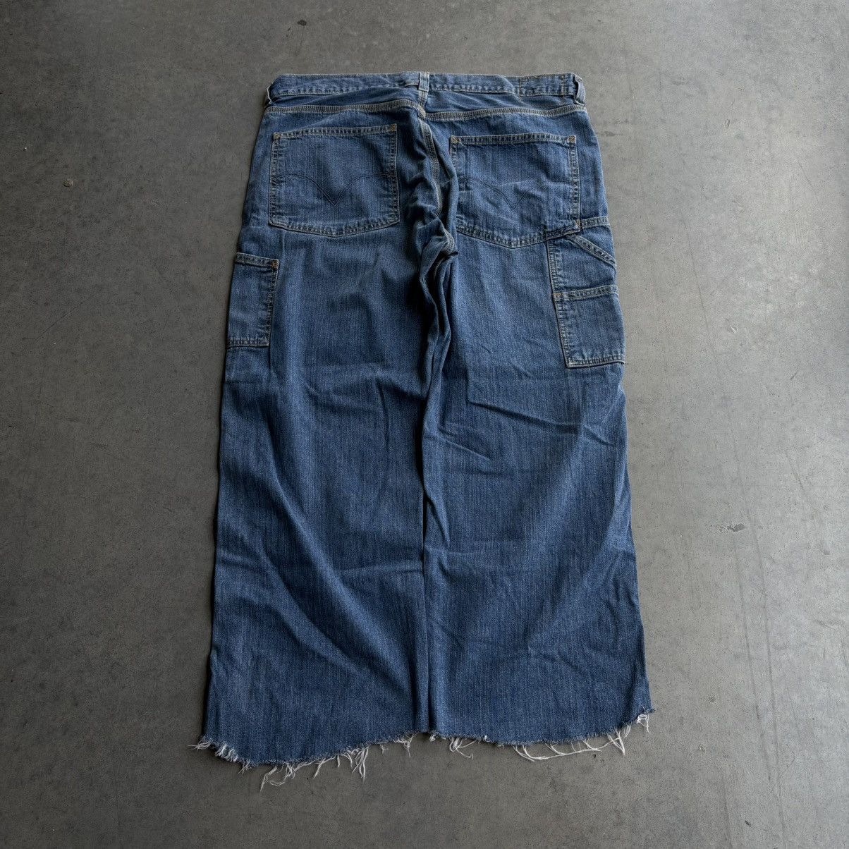 Carhartt × Levi's × Vintage Vintage Y2K Levi's 560 38x28 Baggy Low Wide Leg Denim Jeans Size US 38 / EU 54 - 4 Thumbnail