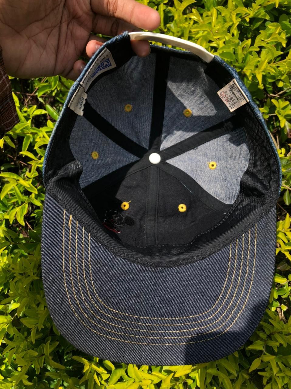 Disney Vintage Disneyland tokyo pocket denim hat Size ONE SIZE - 4 Thumbnail