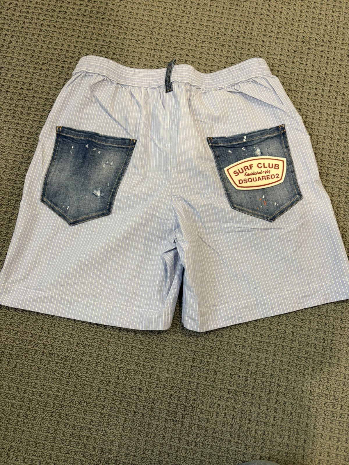 Dsquared2 New $950 Dsquared2 mixed media shorts. 100% authentic Size US 32 / EU 48 - 7 Thumbnail