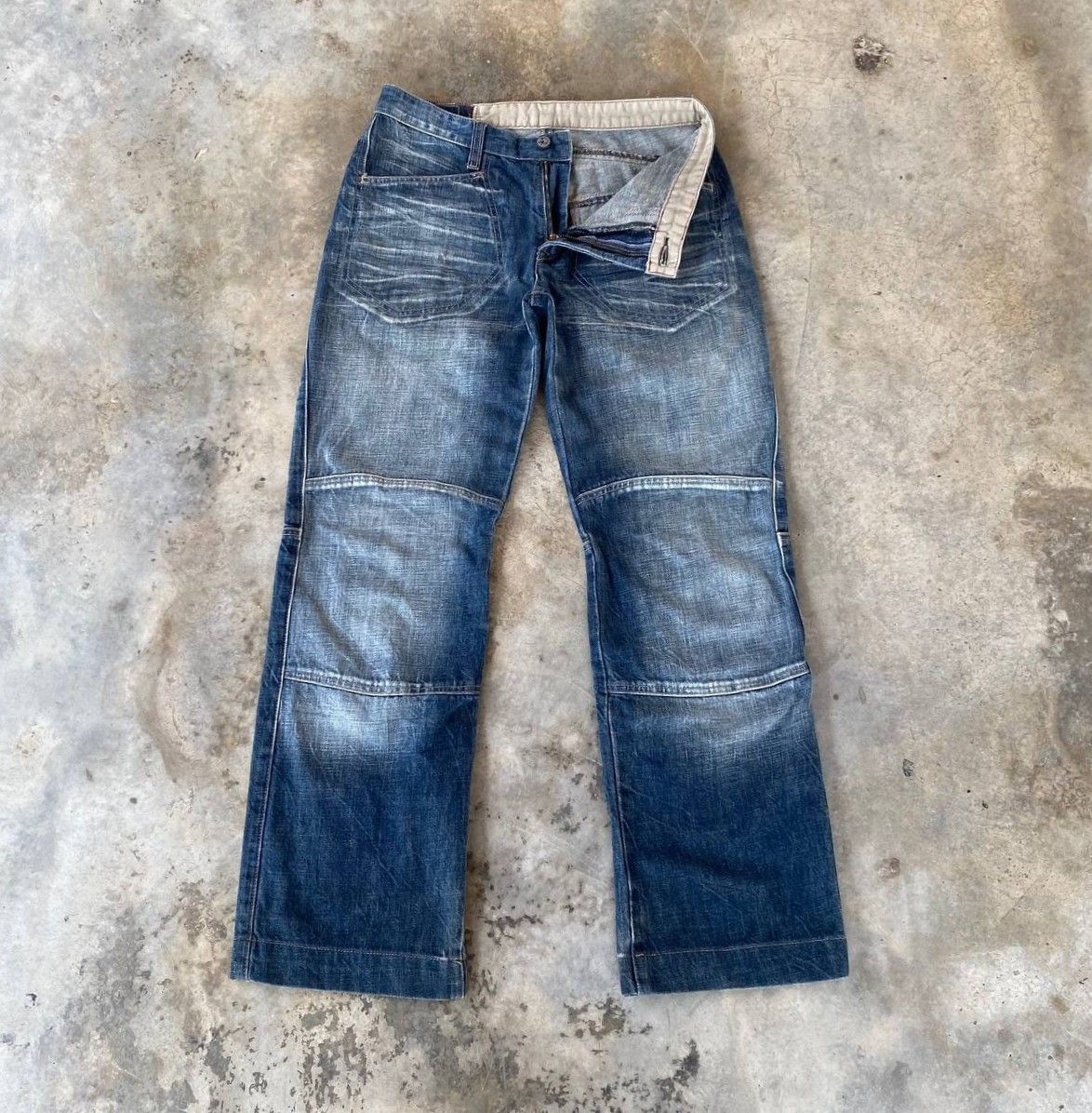 Marithe + Francois Girbaud Archival Marithé François Girbaud Panelled Technical Denim Size US 31 - 7 Thumbnail