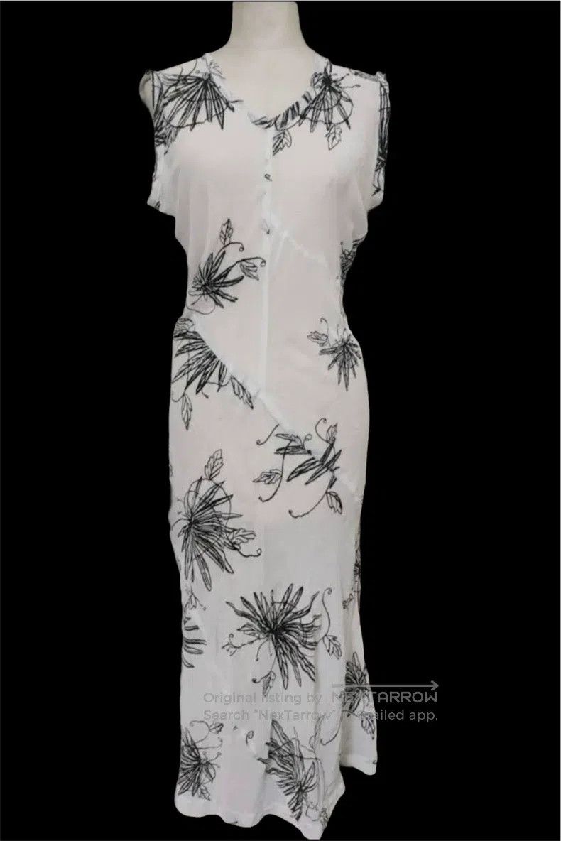 Comme des Garcons Comme Des Garcons Floral tailored extra-long floor-length Size M / US 6-8 / IT 42-44 - 1 Thumbnail