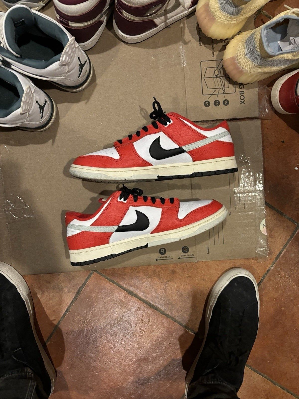 Nike Nike Dunk Low Split - Chicago Size US 14 / EU 47 - 2 Thumbnail