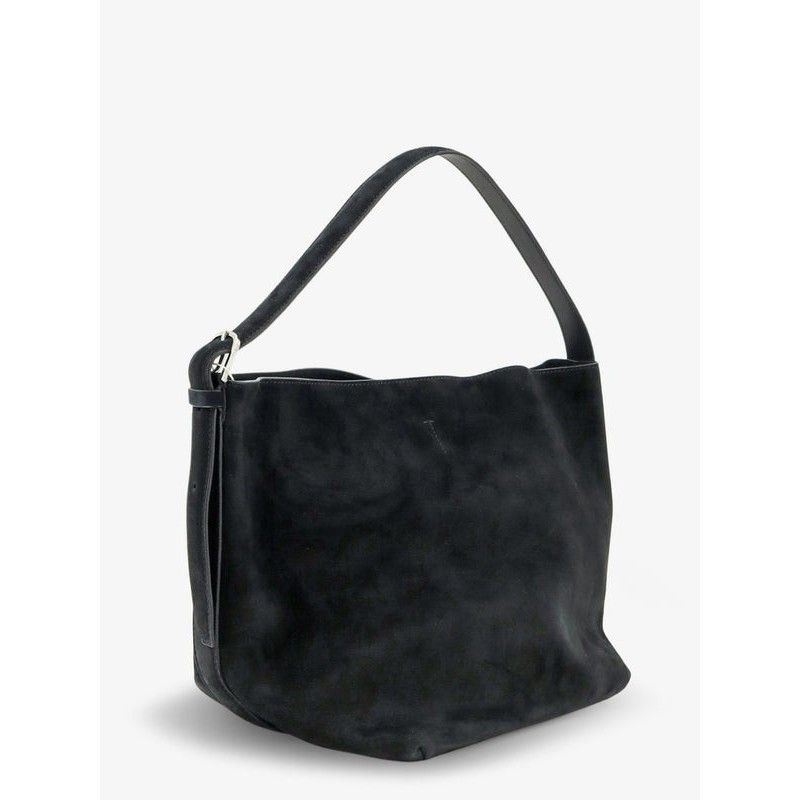 Toteme TOTEME Medium Belted Black Suede Shoulder Bag New & Authenti Size ONE SIZE - 3 Thumbnail