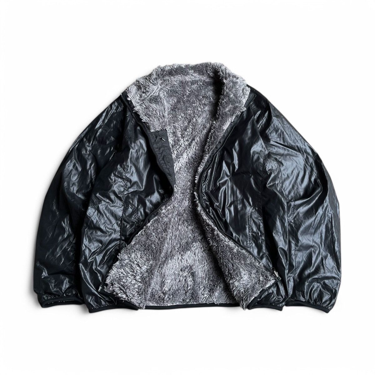 Japanese Brand Reversible Sherpa Jacket Uniqlo Size US L / EU 52-54 / 3 - 1 Thumbnail