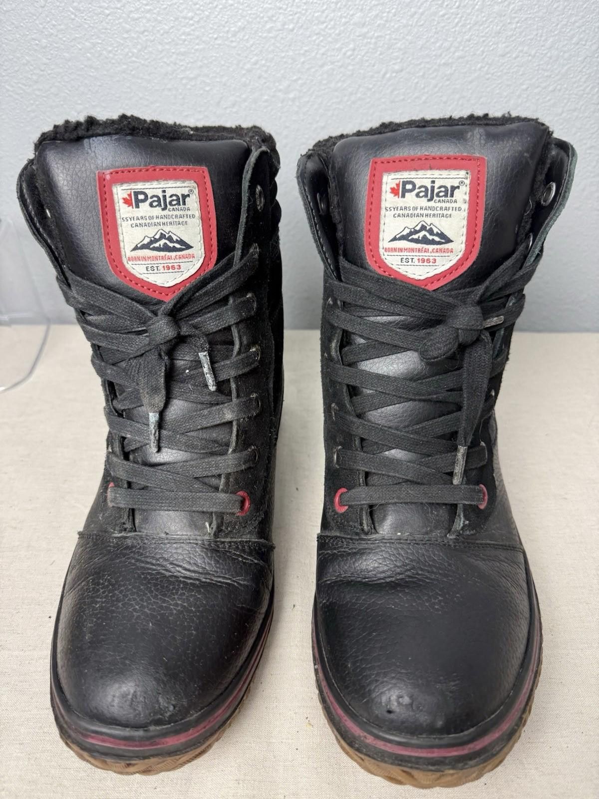 Pajar Mens Pajar Canada Zip Black Waterproof Winter Boots Sz 9 Size US 9 / EU 42 - 3 Thumbnail