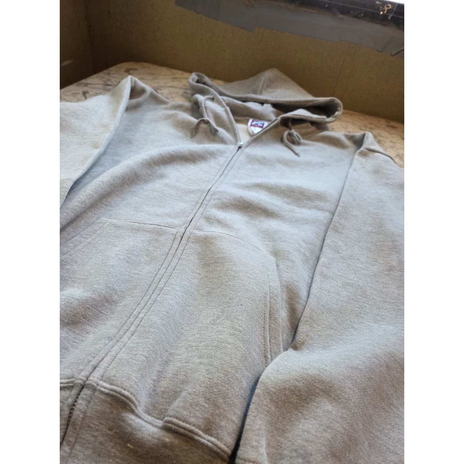Vintage VINTAGE Spirit Co. Full Zip Hoodie Embroidered Rooster Size L Gray Men Size US L / EU 52-54 / 3 - 2 Thumbnail