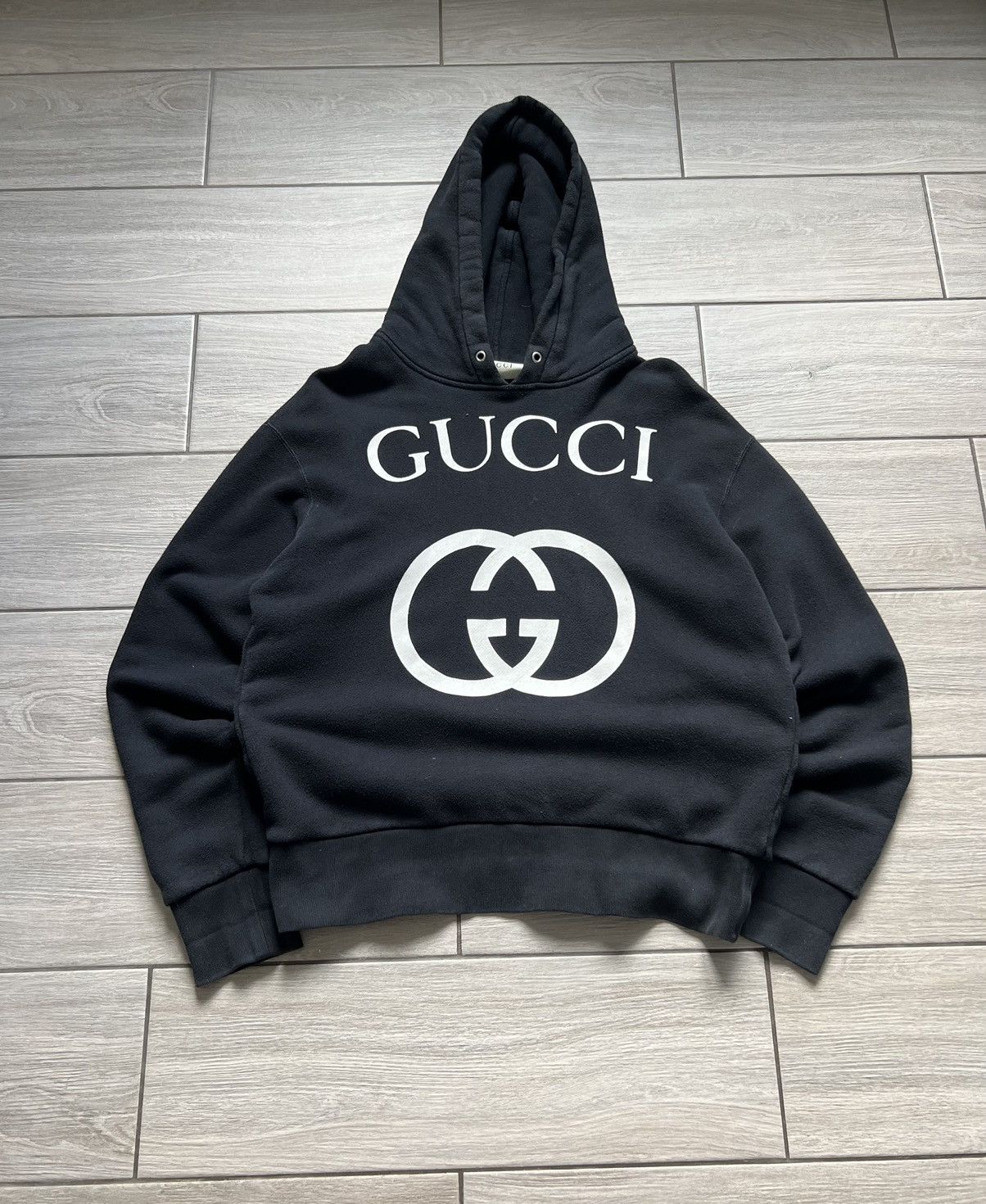 Gucci Big Logo GG Interlocking Hoodie