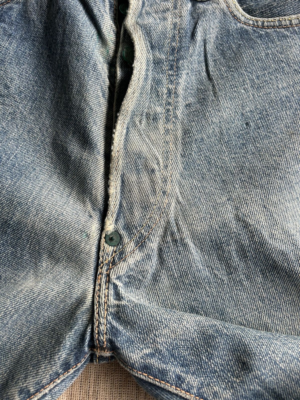 Evisu Vintage Evisu Yamane Selvedge distressed denim jeans Size US 30 / EU 46 - 12 Thumbnail