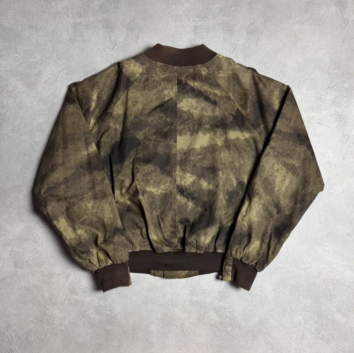 Represent Clo. Represent Clo Wax Cotton Camo Bomber Jacket Size US L / EU 52-54 / 3 - 3 Thumbnail