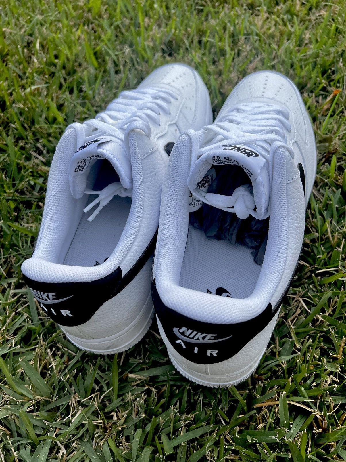 Nike CLEAN Nike Air Force 1 Low size 15 White Black shoes Size US 15 / EU 48 - 5 Thumbnail
