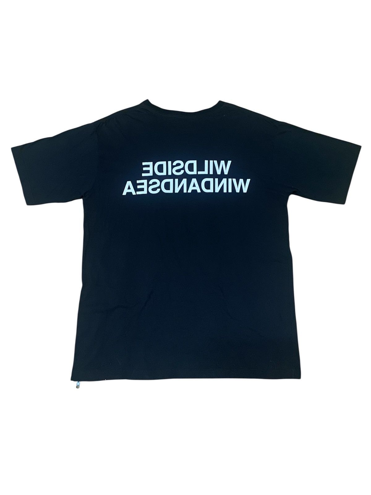 Yohji Yamamoto Yohji Yamamoto Signature Wind And Sea Side Zipper T Shirt Size US M / EU 48-50 / 2 - 2 Thumbnail