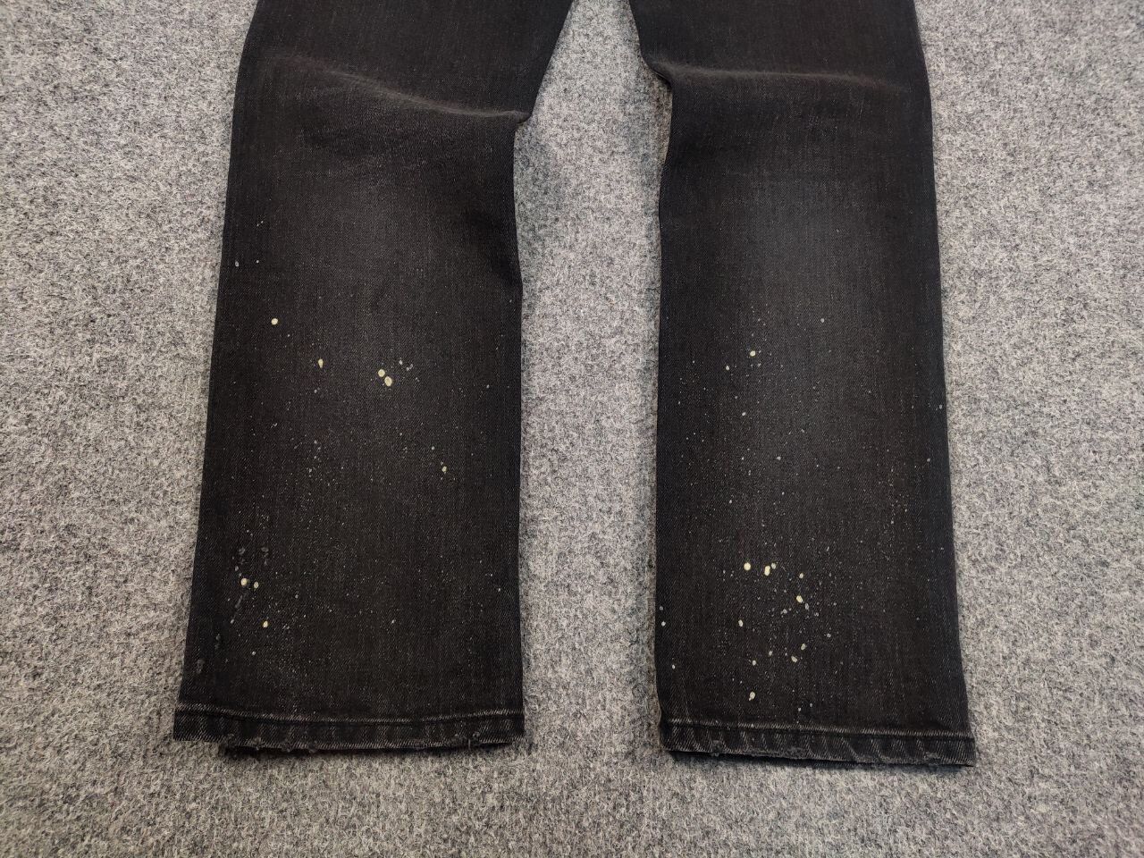 R13 R13 Stove Pipe Japanese Denim Design Paint straight Jeans Size 26" / US 2 / IT 38 - 9 Thumbnail