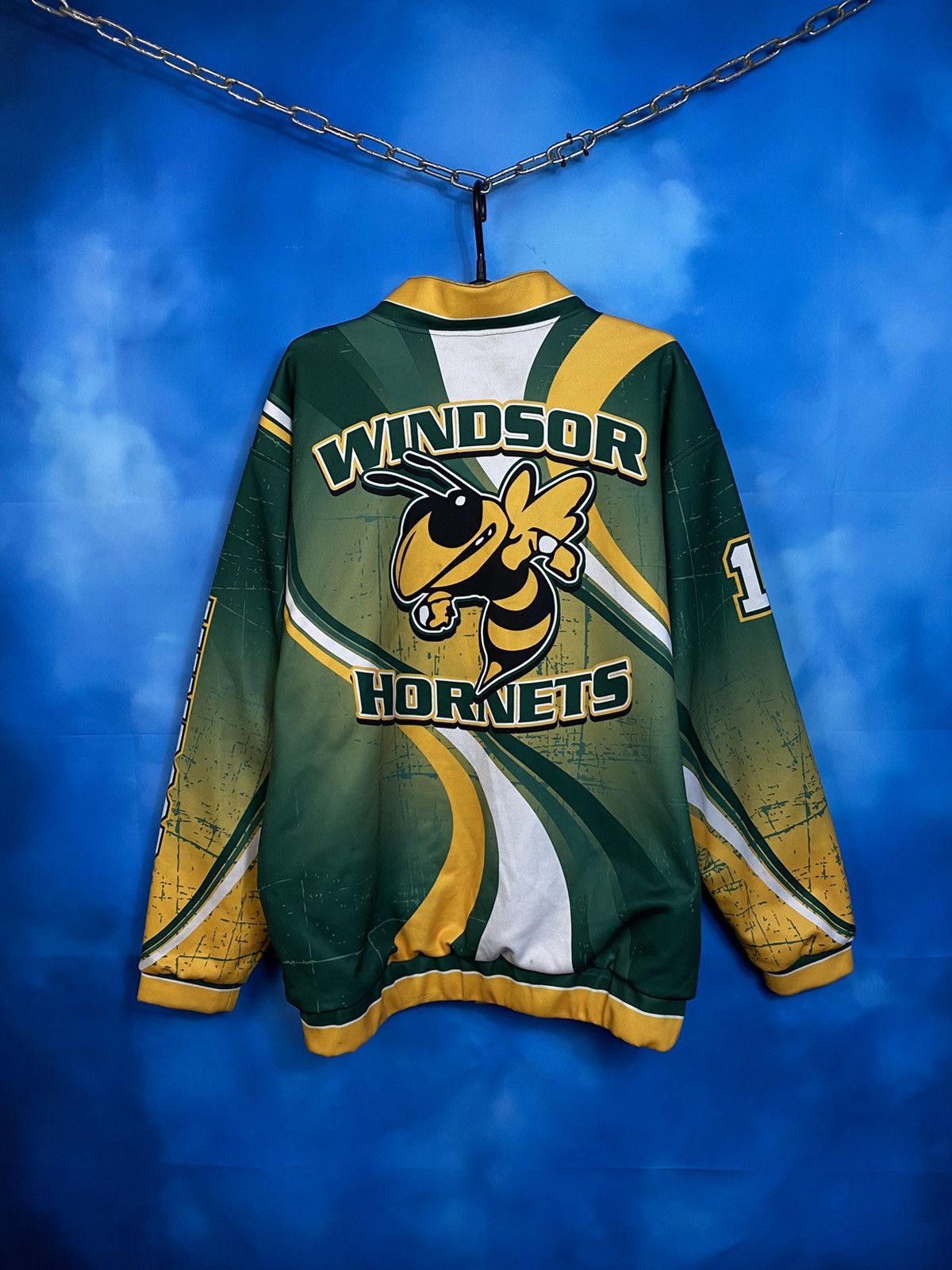NHL × Vintage 🔥 NHL VINTAGE JACKET WINDSOR HORNETS 🐝 Size US L / EU 52-54 / 3 - 1 Thumbnail