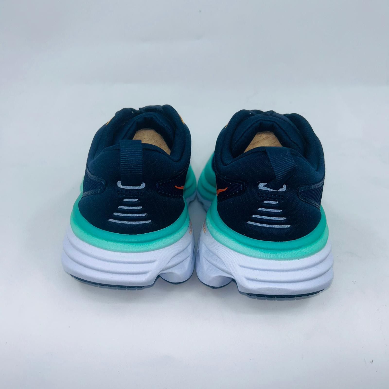 Hoka HOKA WOMENS BONDI8 NAVY/TURQUOISE BLUE RUNNING SHOES SIZE 9W Size US 9 / IT 39 - 3 Thumbnail
