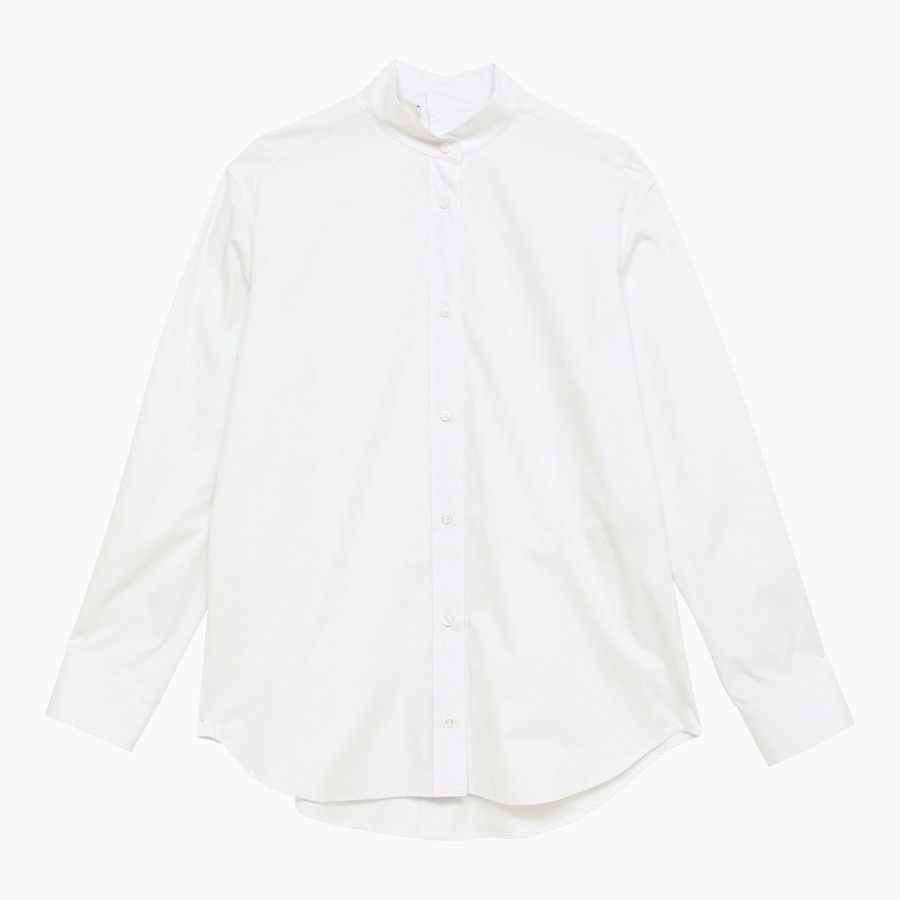 Fendi o1d2blof0824 Cotton Shirt in White Size M / US 6-8 / IT 42-44 - 1 Thumbnail