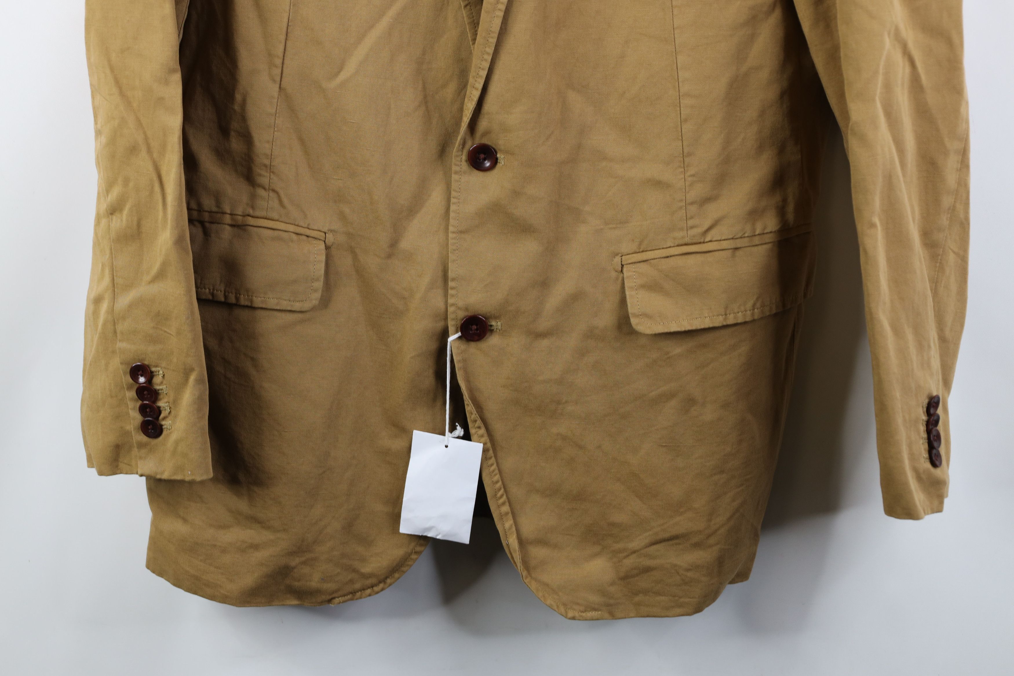 Lands' End Deadstock Vintage Y2K Lands End Fit Twill Suit Blazer Jacket Size US XXL / EU 58 / 5 - 3 Thumbnail
