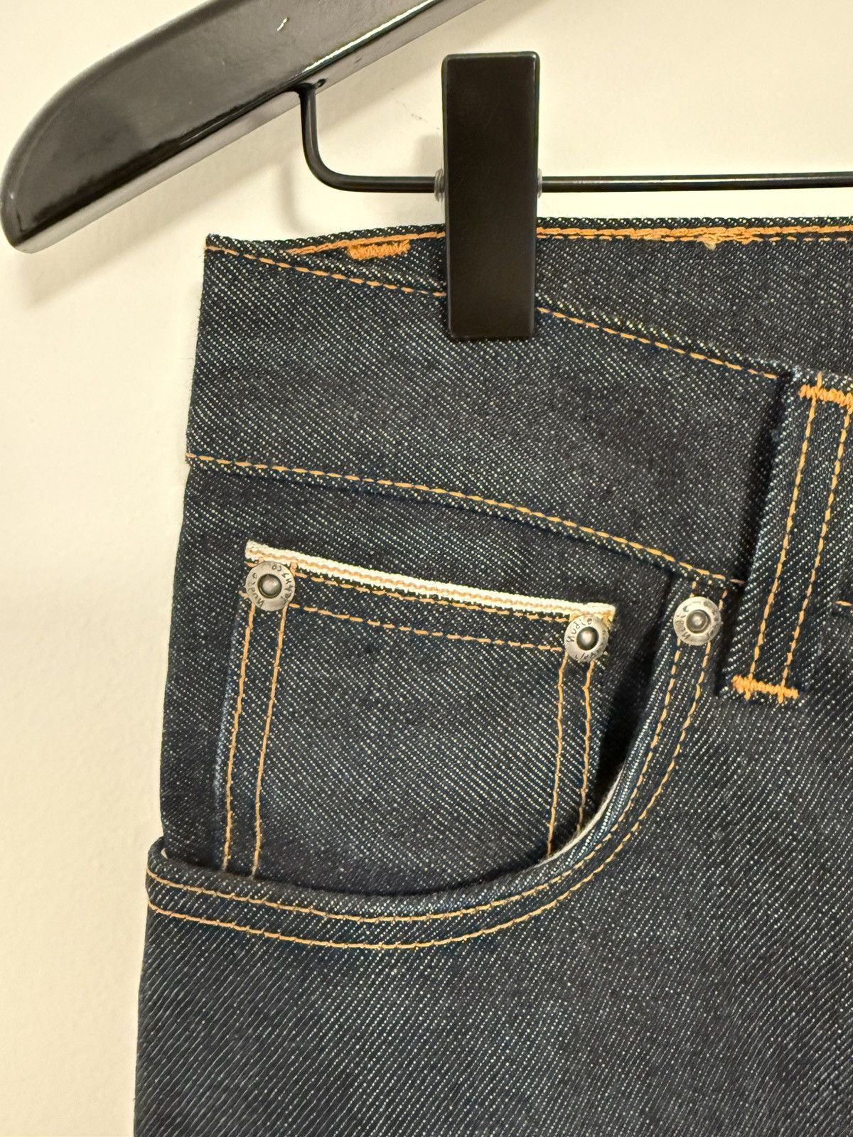 Nudie Jeans Nudie Jeans Lean Dean Dry Japan Selvage – Raw Indigo Size US 29 - 3 Thumbnail