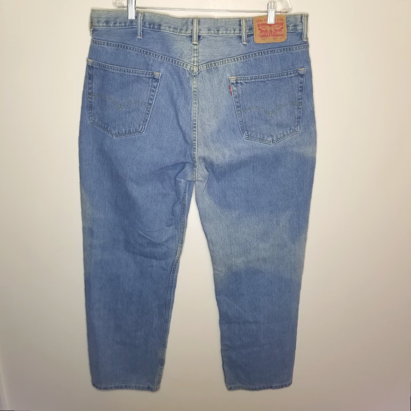 Levi's Levi's 550 Jeans Men 42x32 Blue Straight Mens Size US 42 / EU 58 - 4 Thumbnail