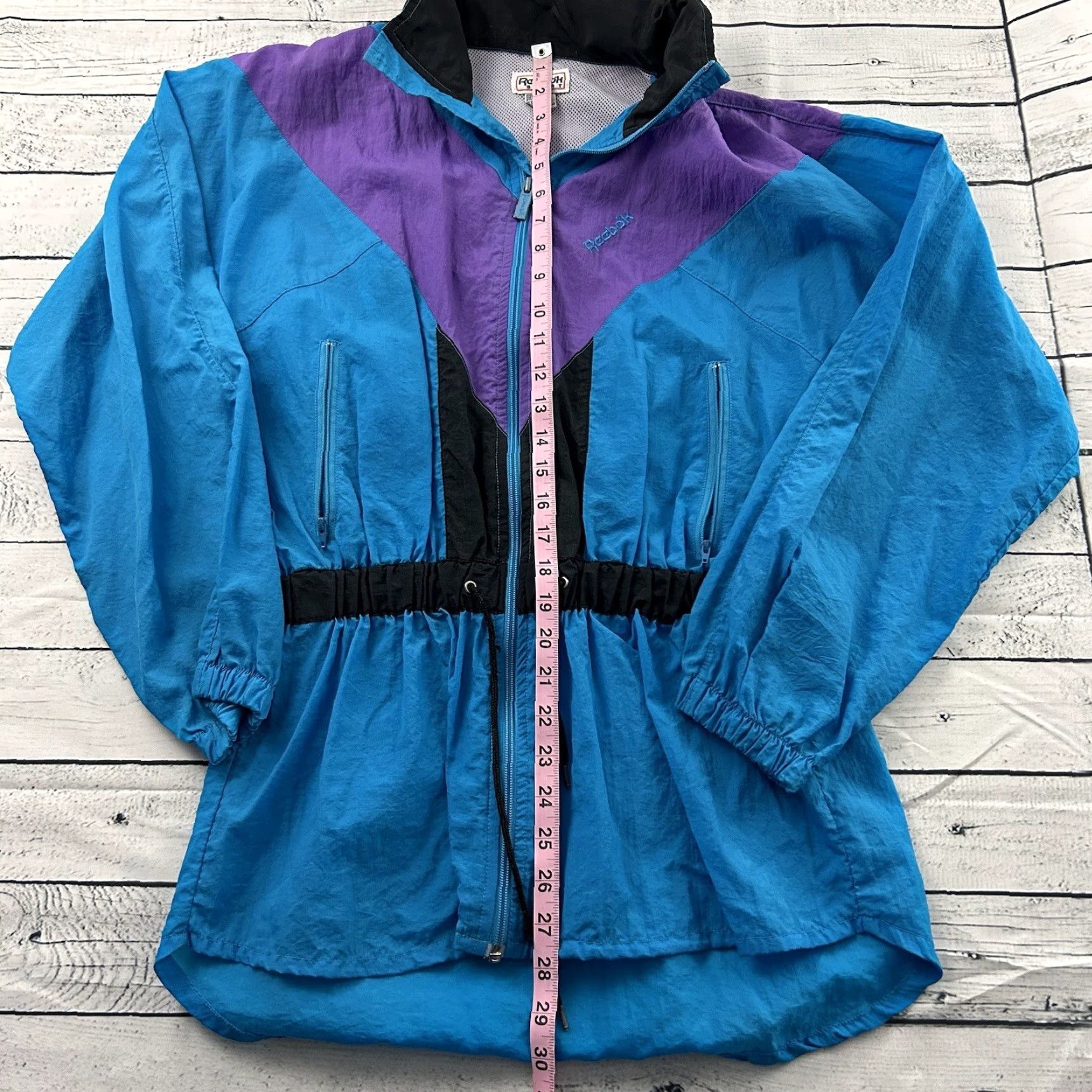 Reebok VINTAGE Reebok Sport Hooded Full Zip Jacket Men's M Blue Hoodie Jacket Mens M Blue Reebok Sport Windbreaker Baggy Sports Mens Medium Blue Size US M / EU 48-50 / 2 - 3 Thumbnail