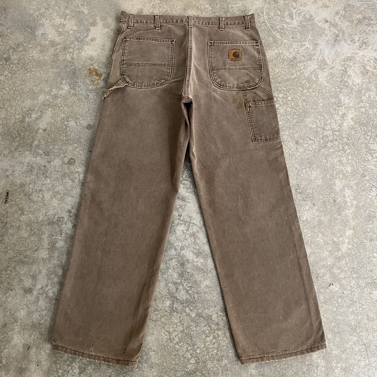 Carhartt Vintage Carhartt Faded Chestnut Dirty Carpenter Work Pants Size US 36 / EU 52 - 15 Thumbnail