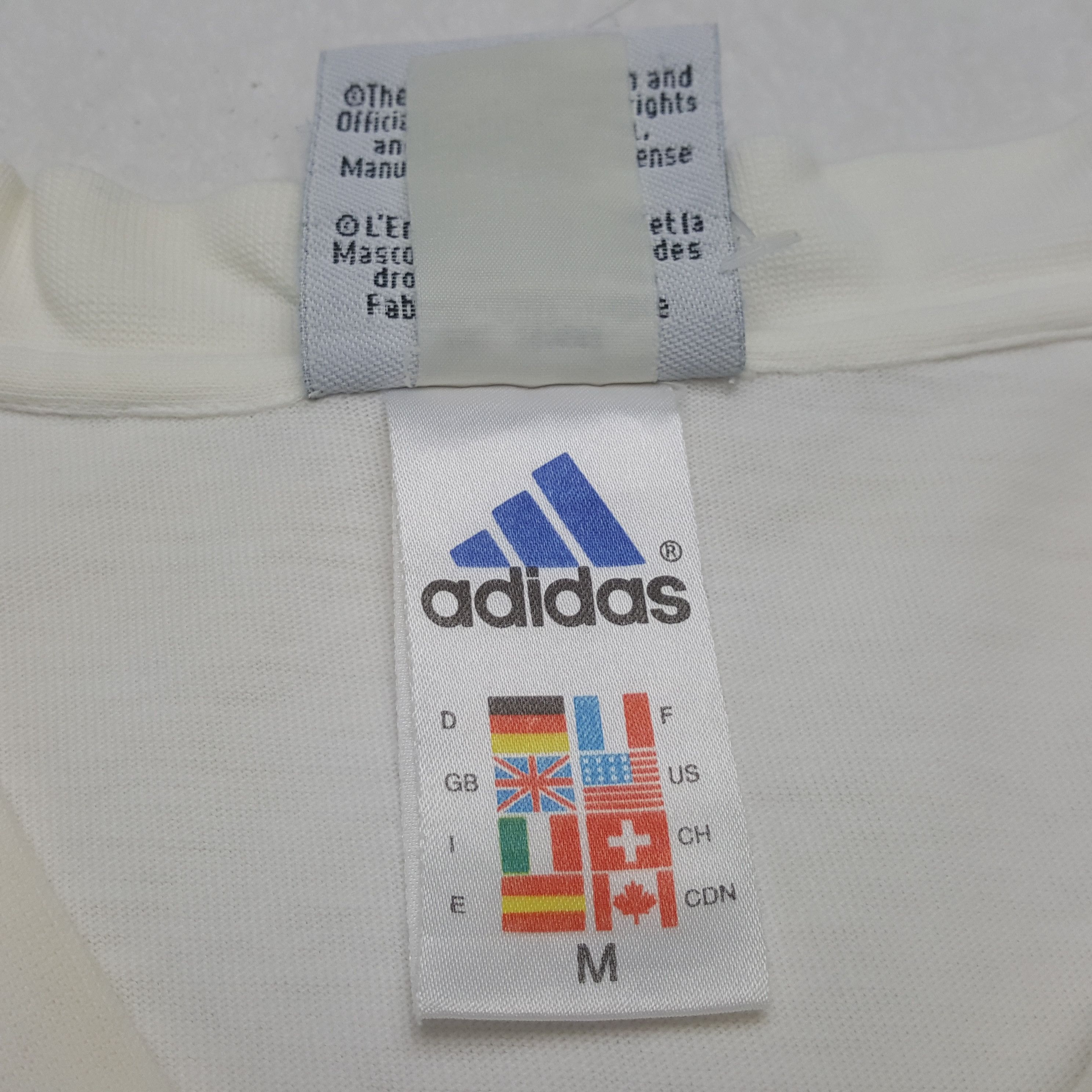 Adidas × Vintage Vintage ADIDAS FRANCE98 Platini Player T-shirt C294N19 Size US M / EU 48-50 / 2 - 6 Thumbnail