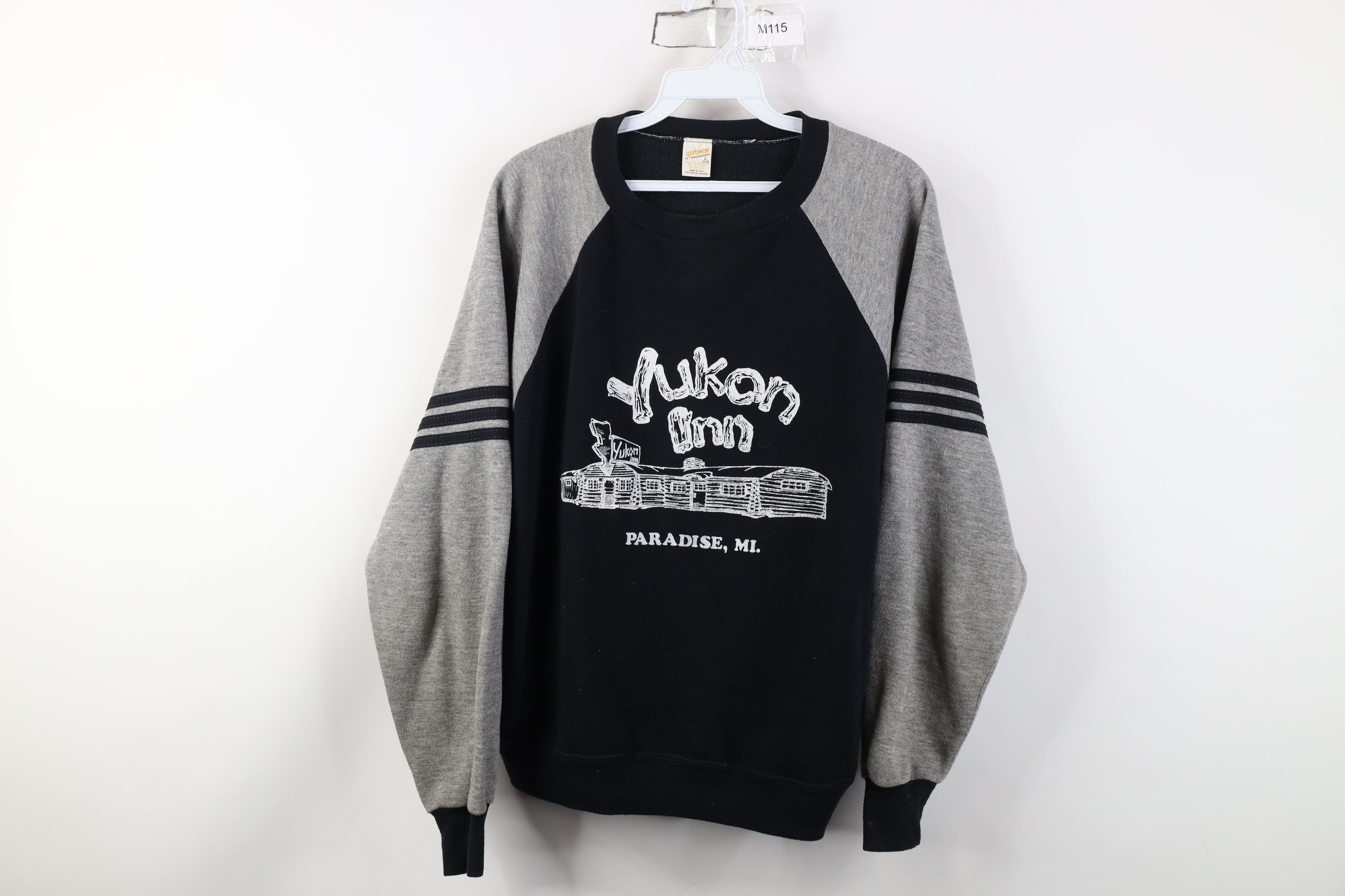 Vintage 70s Yukon Paradise Michigan Raglan Sweatshirt