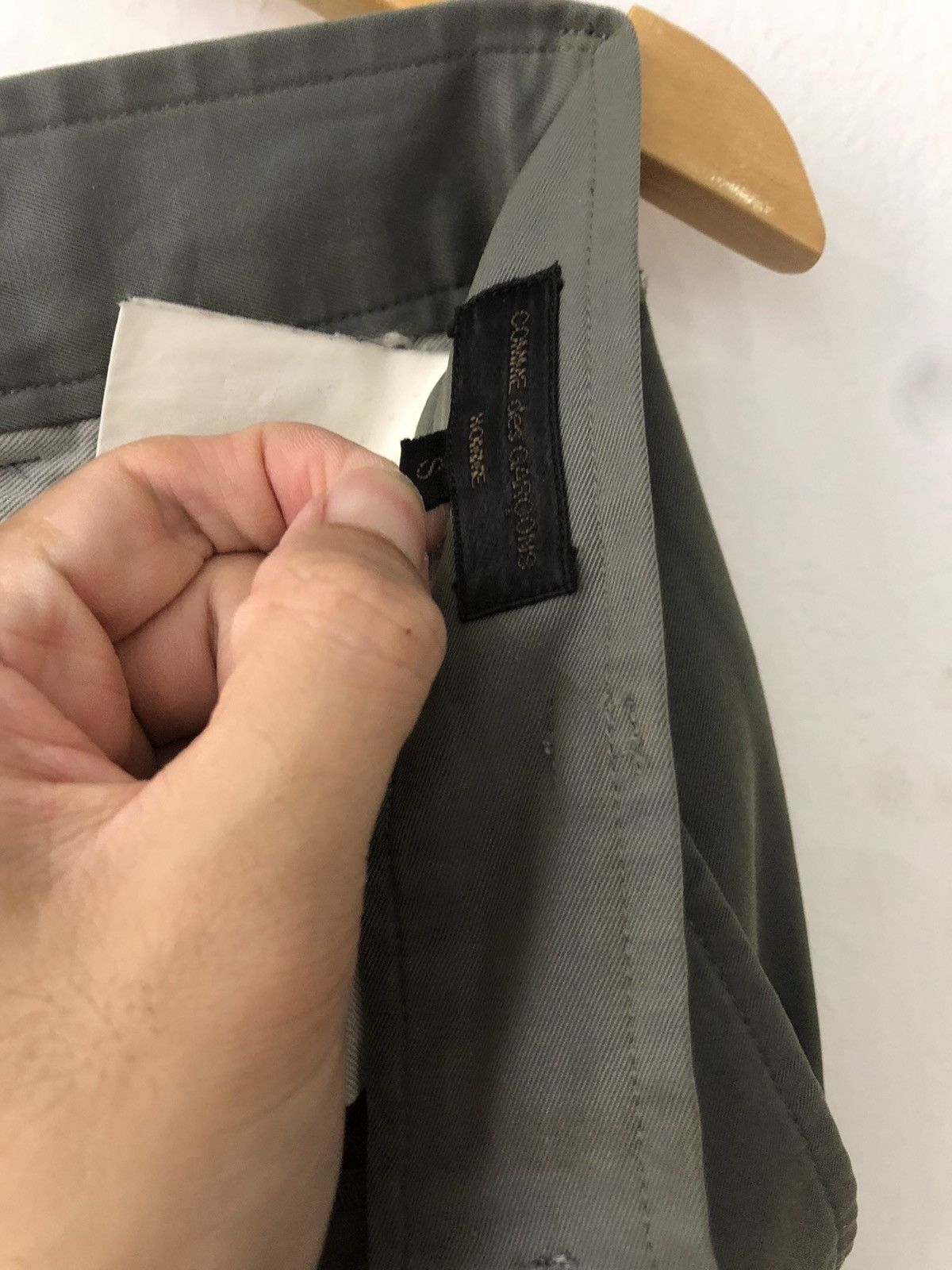 Comme des Garcons Homme Vintage gray chino Size US 29 - 7 Thumbnail