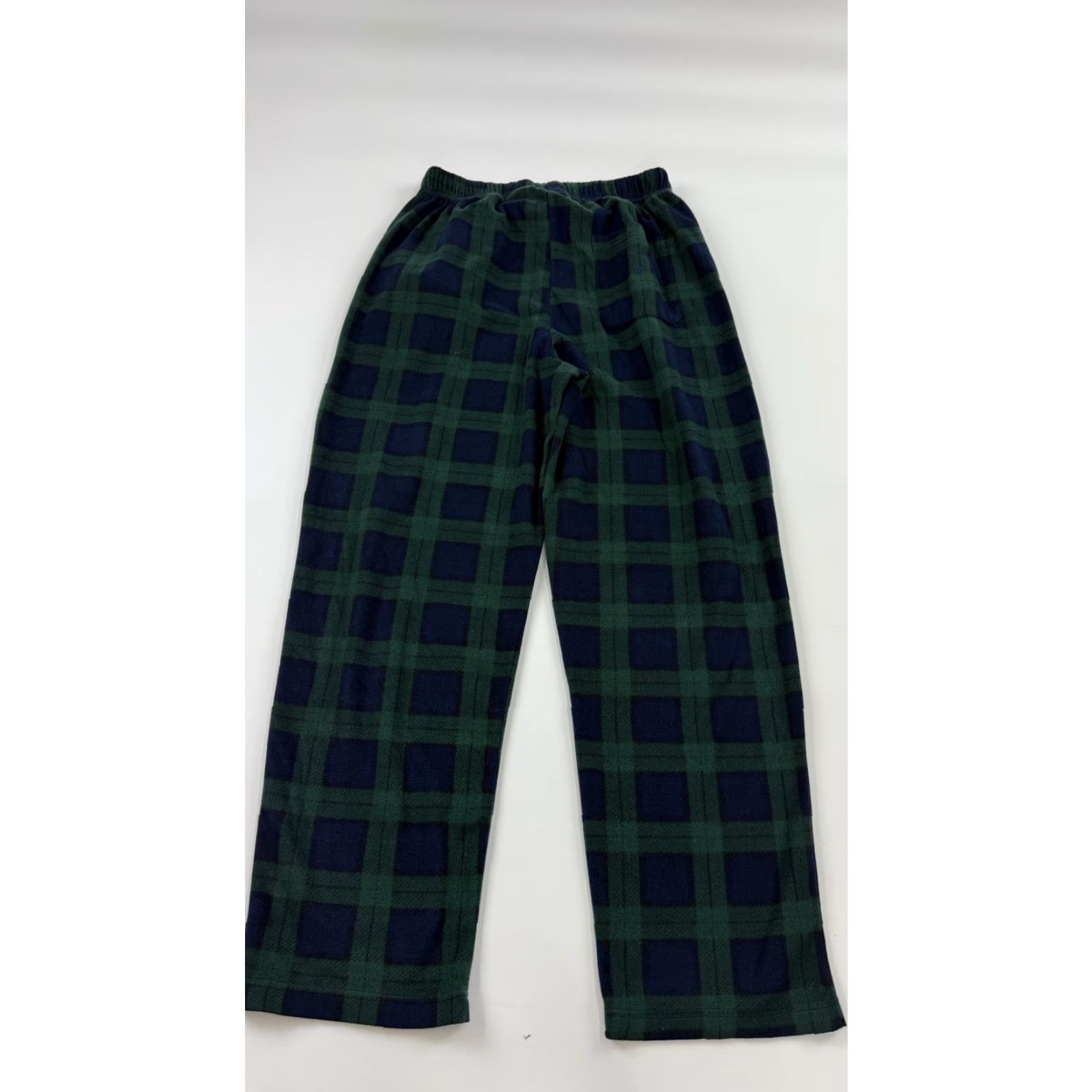 Nautica Nautica Sleepwear Pants Mens Medium Green Blue Plaid Fleece Lounge Pajama Cozy Size US 31 - 7 Thumbnail