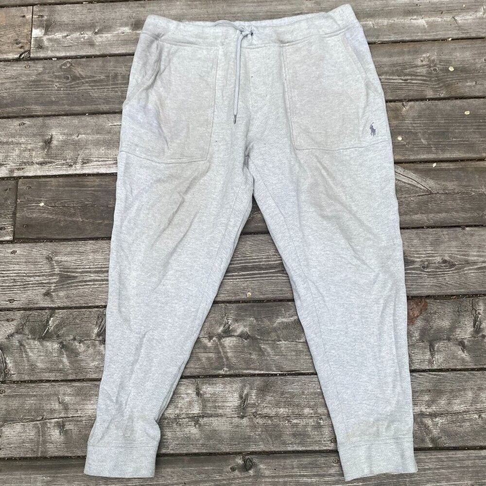 Polo Ralph Lauren × Vintage Polo Ralph Lauren Double Knit Jogger Pants XL Size US 36 / EU 52 - 2 Thumbnail