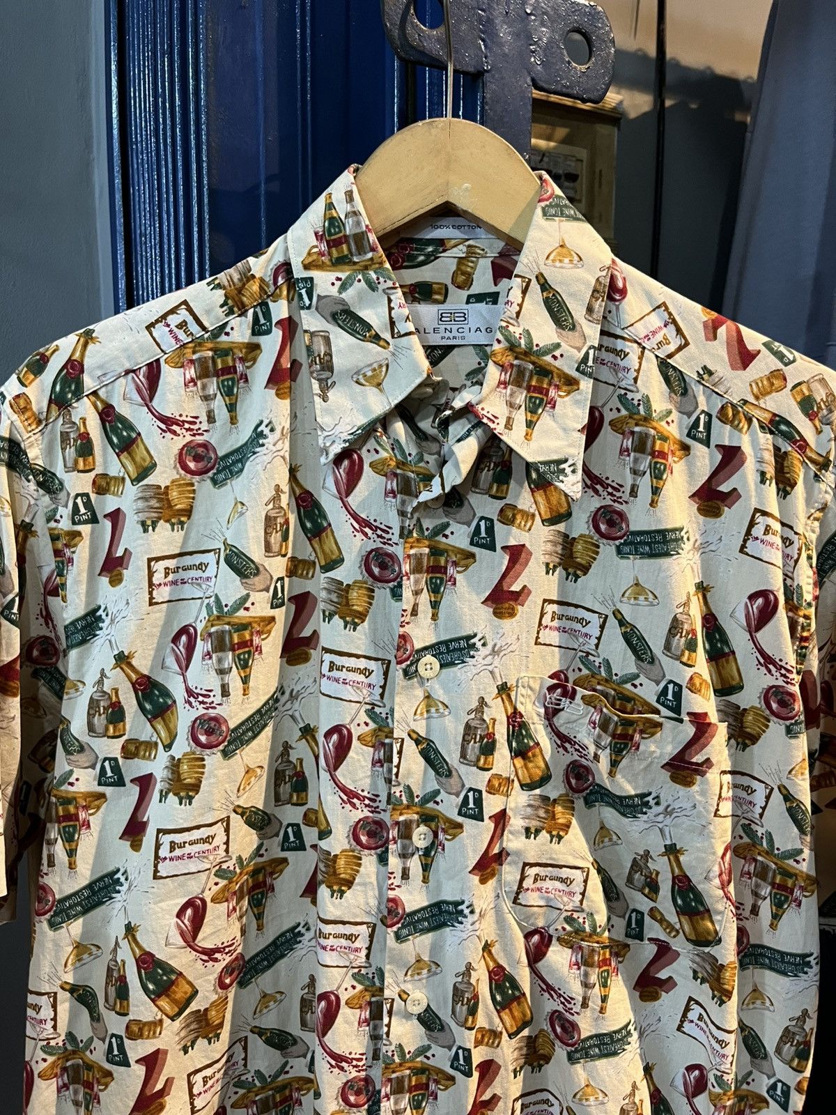 Balenciaga Balenciaga aov button ups shirt short sleeve Size US L / EU 52-54 / 3 - 3 Thumbnail