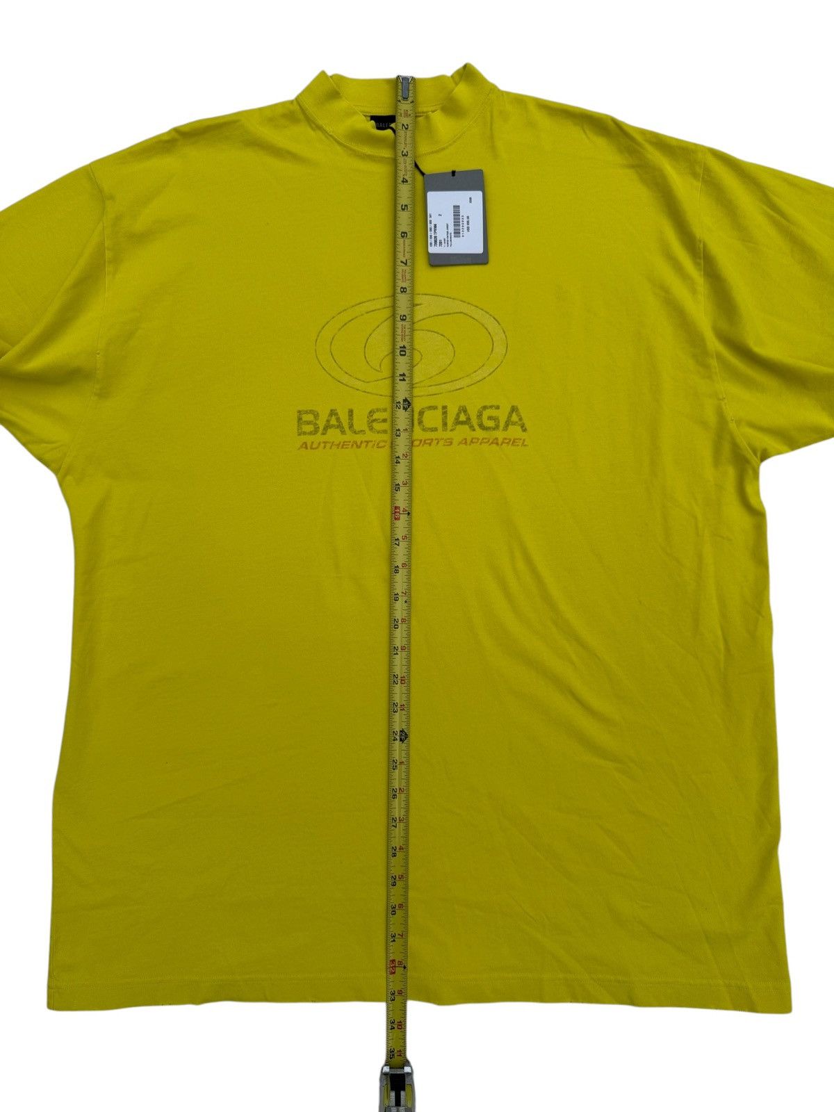 Balenciaga Balenciaga surfer yellow t shirt Size US XL / EU 56 / 4 - 8 Thumbnail