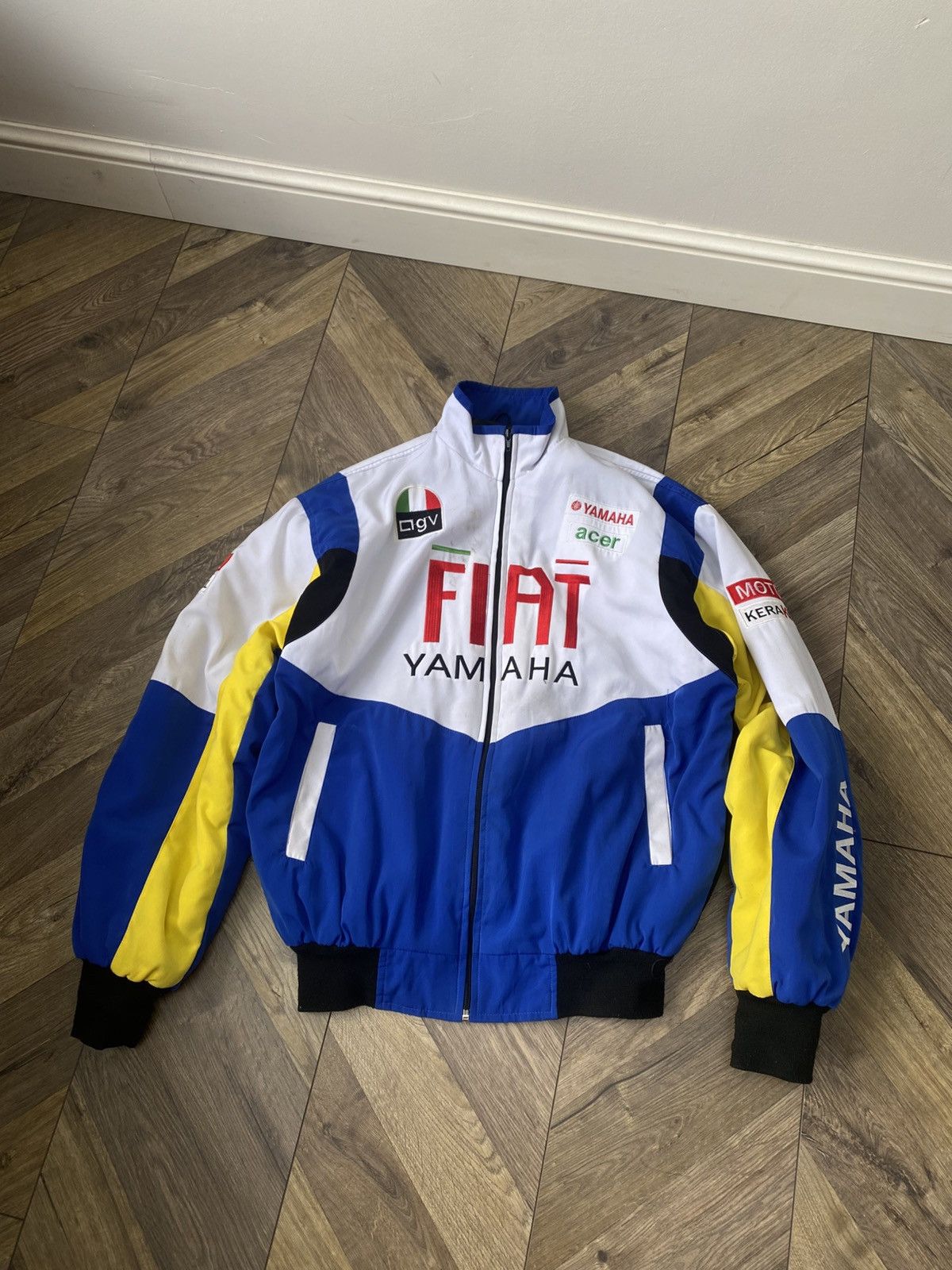 Yamaha Vintage Fiat Yamaha Y2K Racing Jacket Size US XL / EU 56 / 4 - 2 Thumbnail