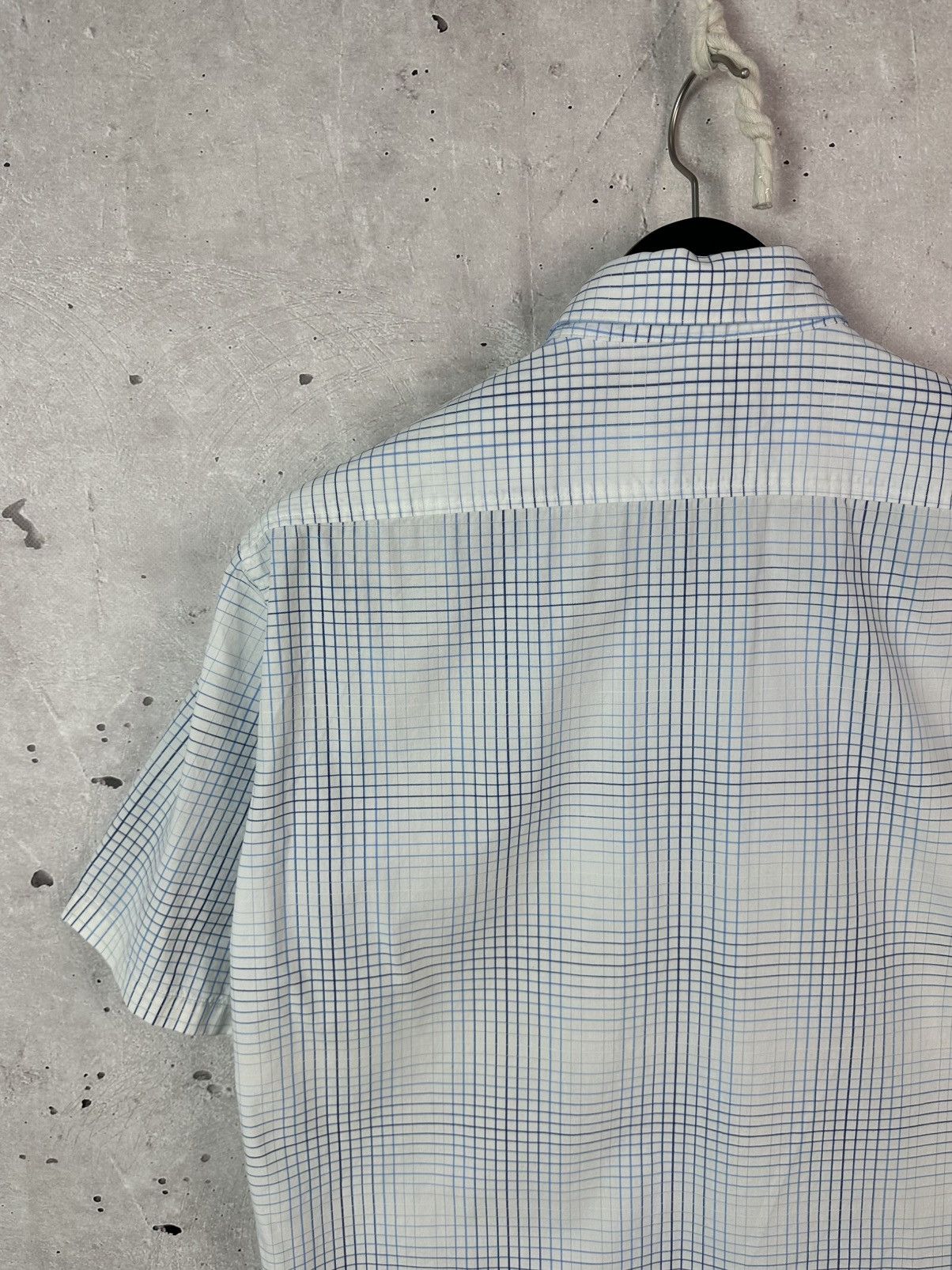 Yves Saint Laurent YSL Yves Saint Laurent Vintage Check Short Sleeve Shirt Size US M / EU 48-50 / 2 - 9 Thumbnail