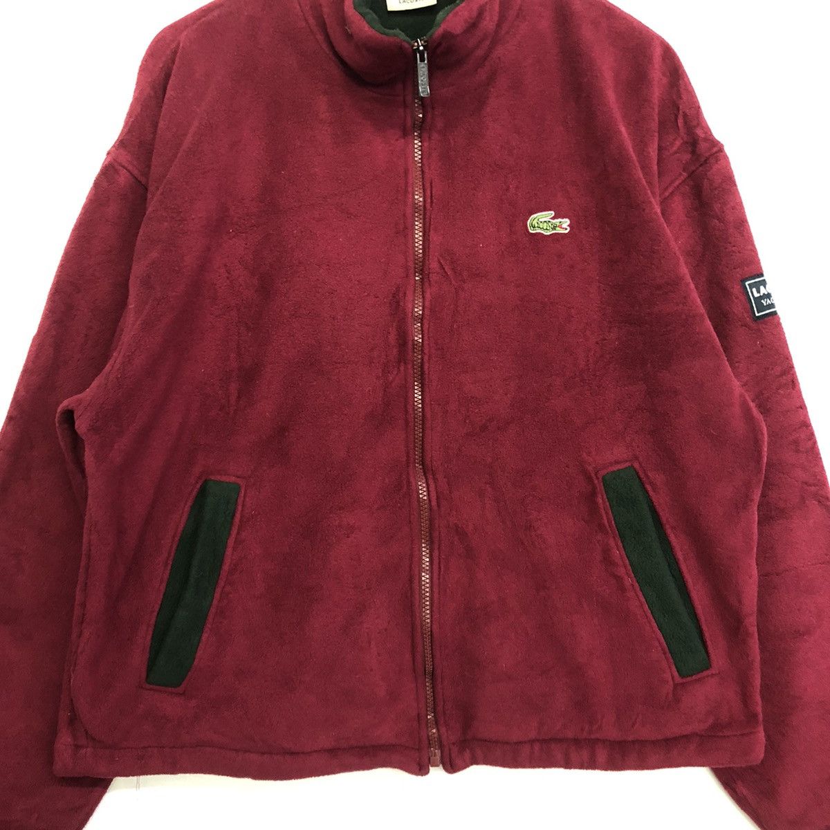 Lacoste Vintage Lacoste Yatching Fleece Sweater Jacket Size US M / EU 48-50 / 2 - 6 Thumbnail